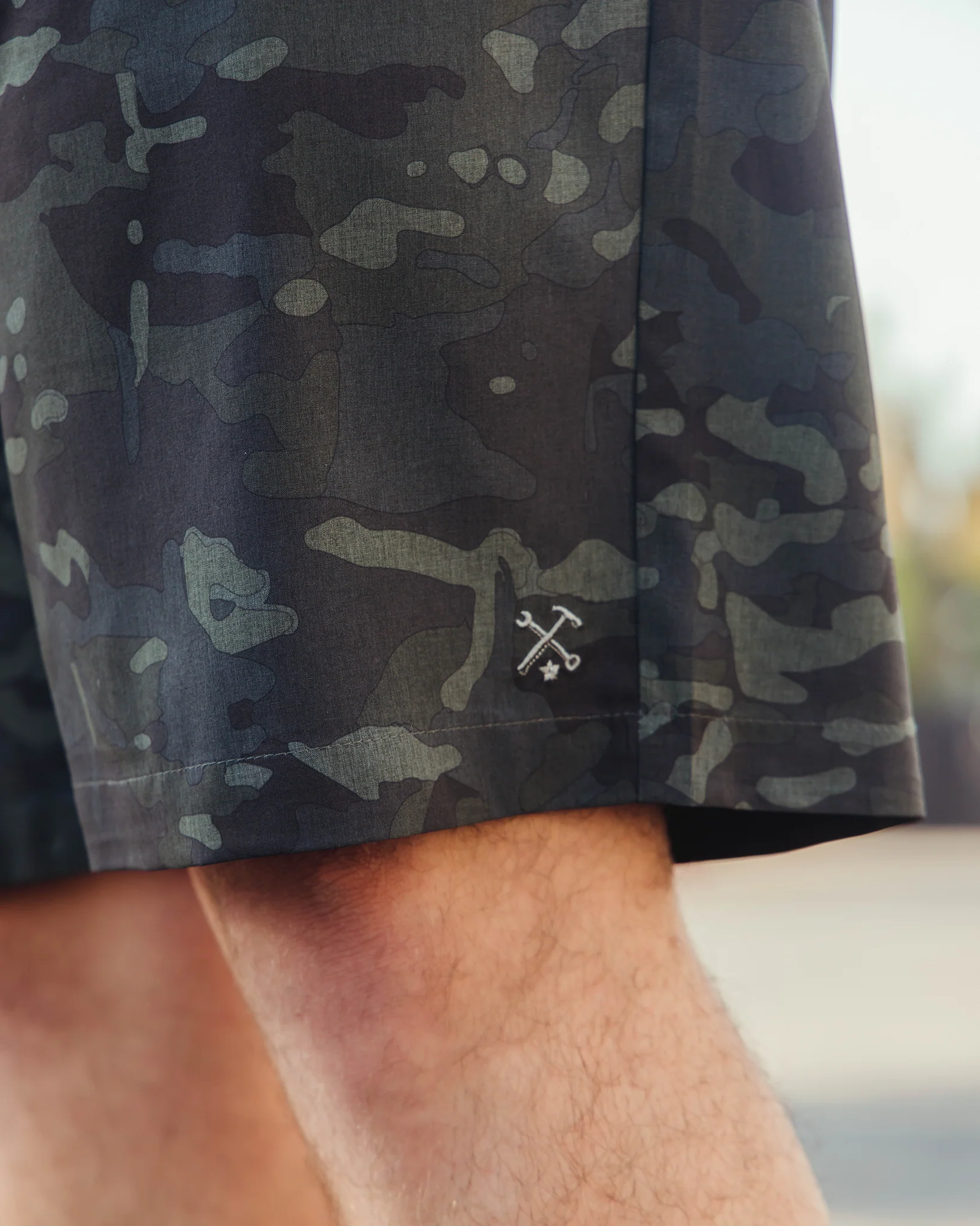 Hybrid Shorts - Black Camo 3 Hybrid Shorts - Black Camo