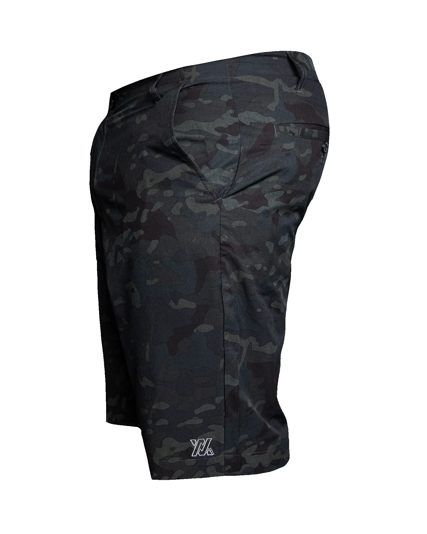 Hybrid Shorts - Black Camo 7 Hybrid Shorts - Black Camo