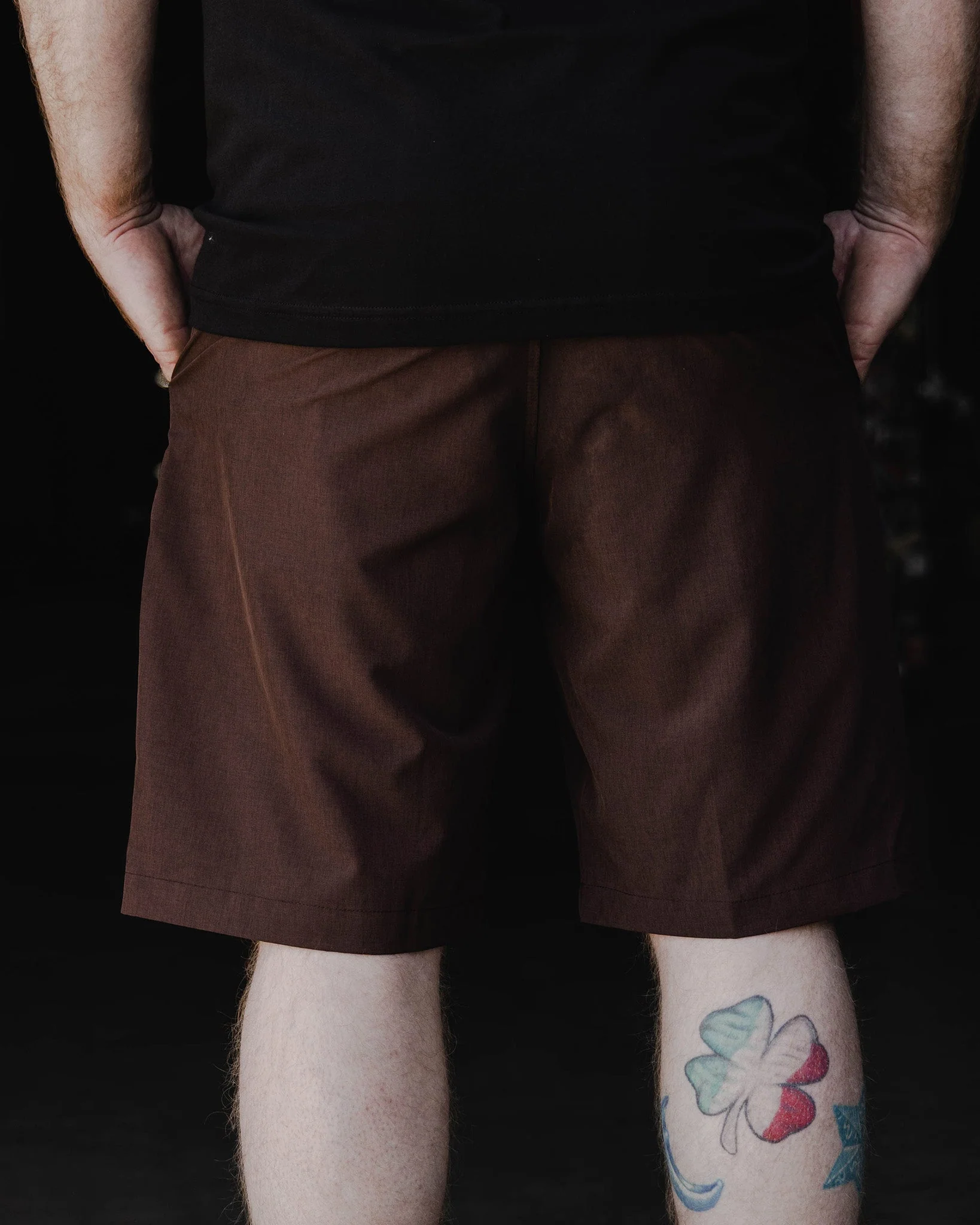 Hybrid Shorts - Brown