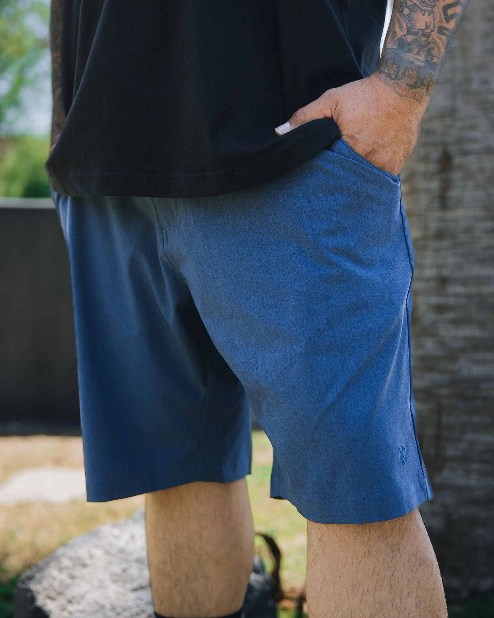 Hybrid Shorts - Navy Blue