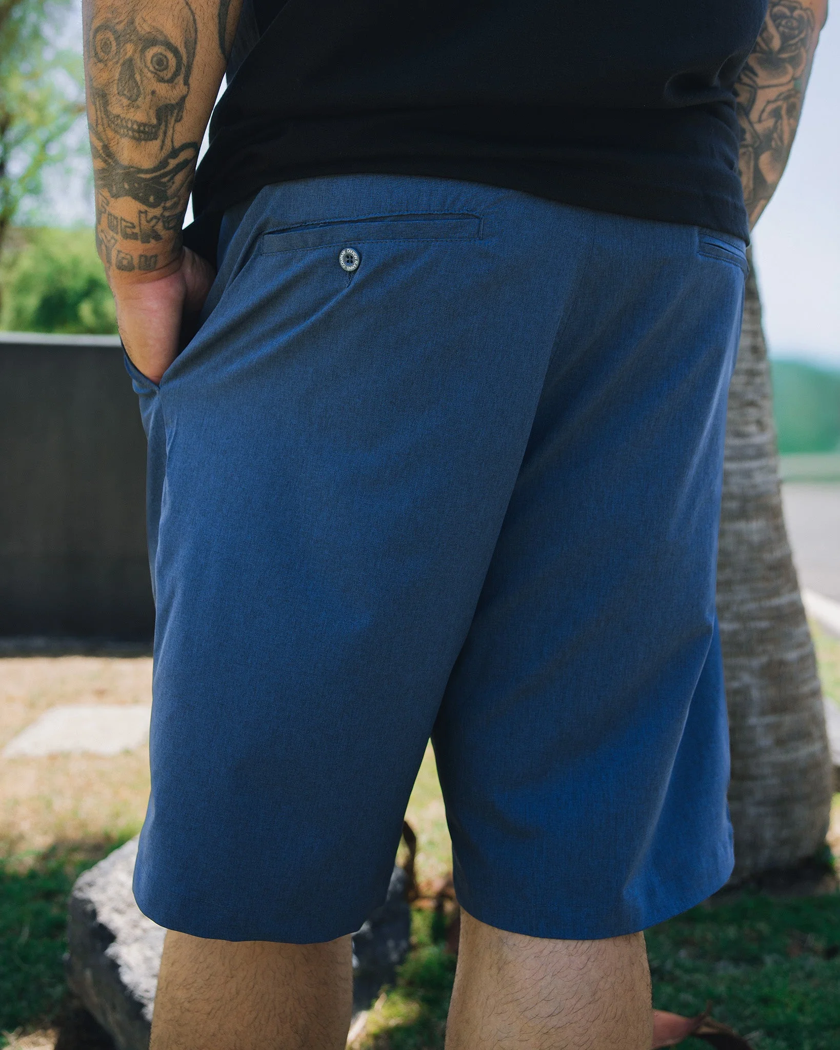Hybrid Shorts - Navy Blue