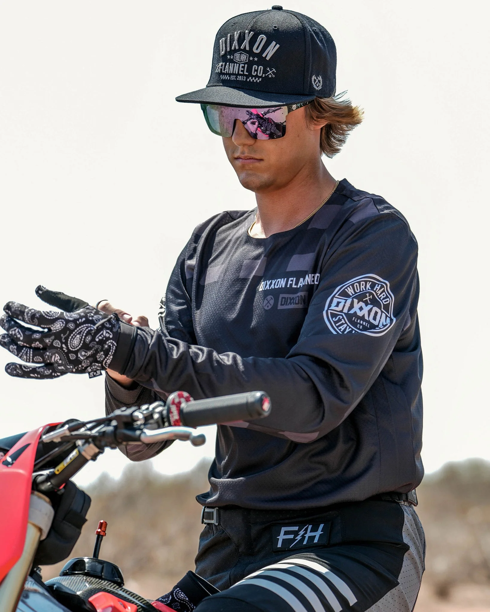 Icon Offroad / MX Jersey - Black & Gray