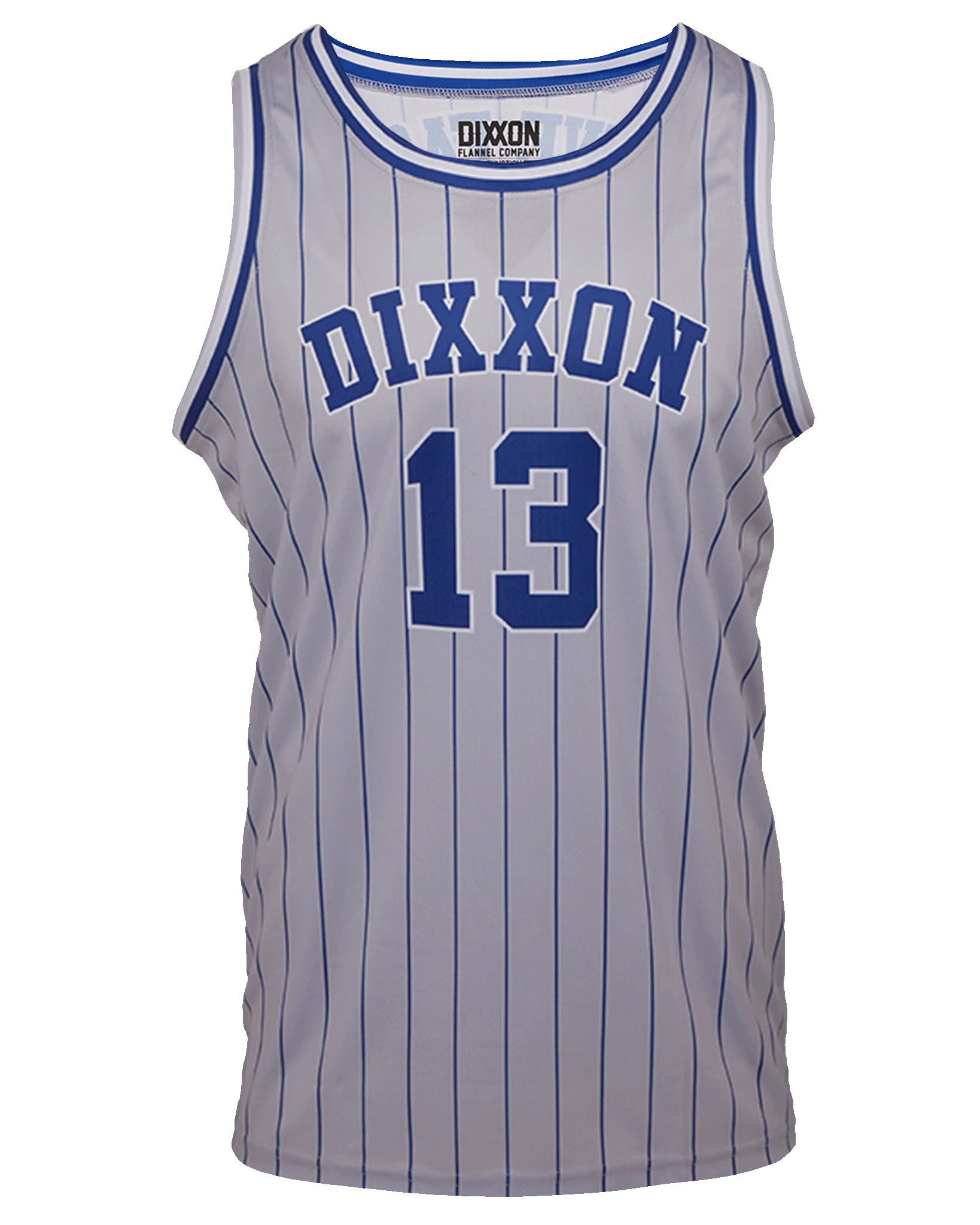 Pinstripe Jersey - Gray, Blue, & White