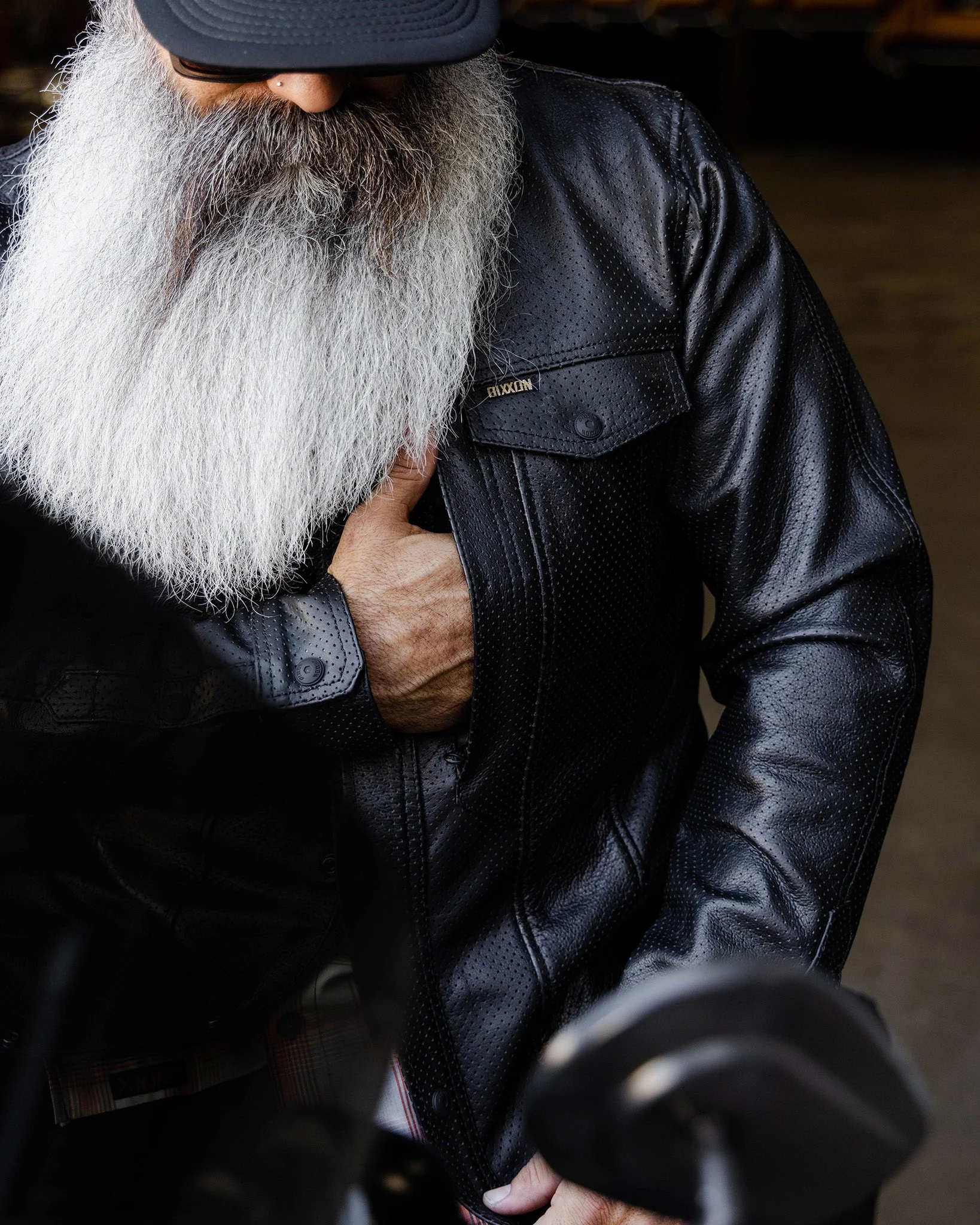 Reno Perforated Leather Shirt 10 Reno Perforated Leather Shirt