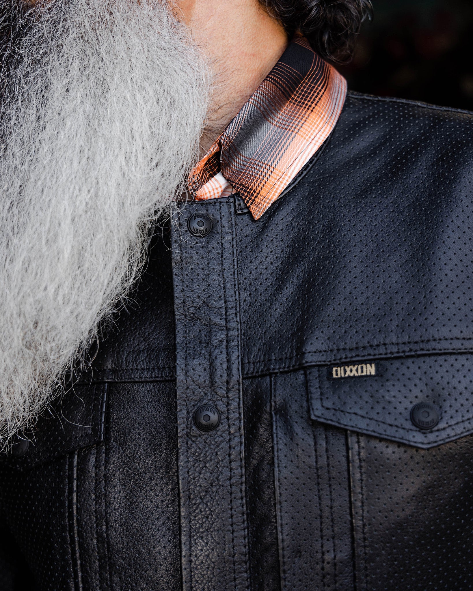 Reno Perforated Leather Shirt 4 Reno Perforated Leather Shirt