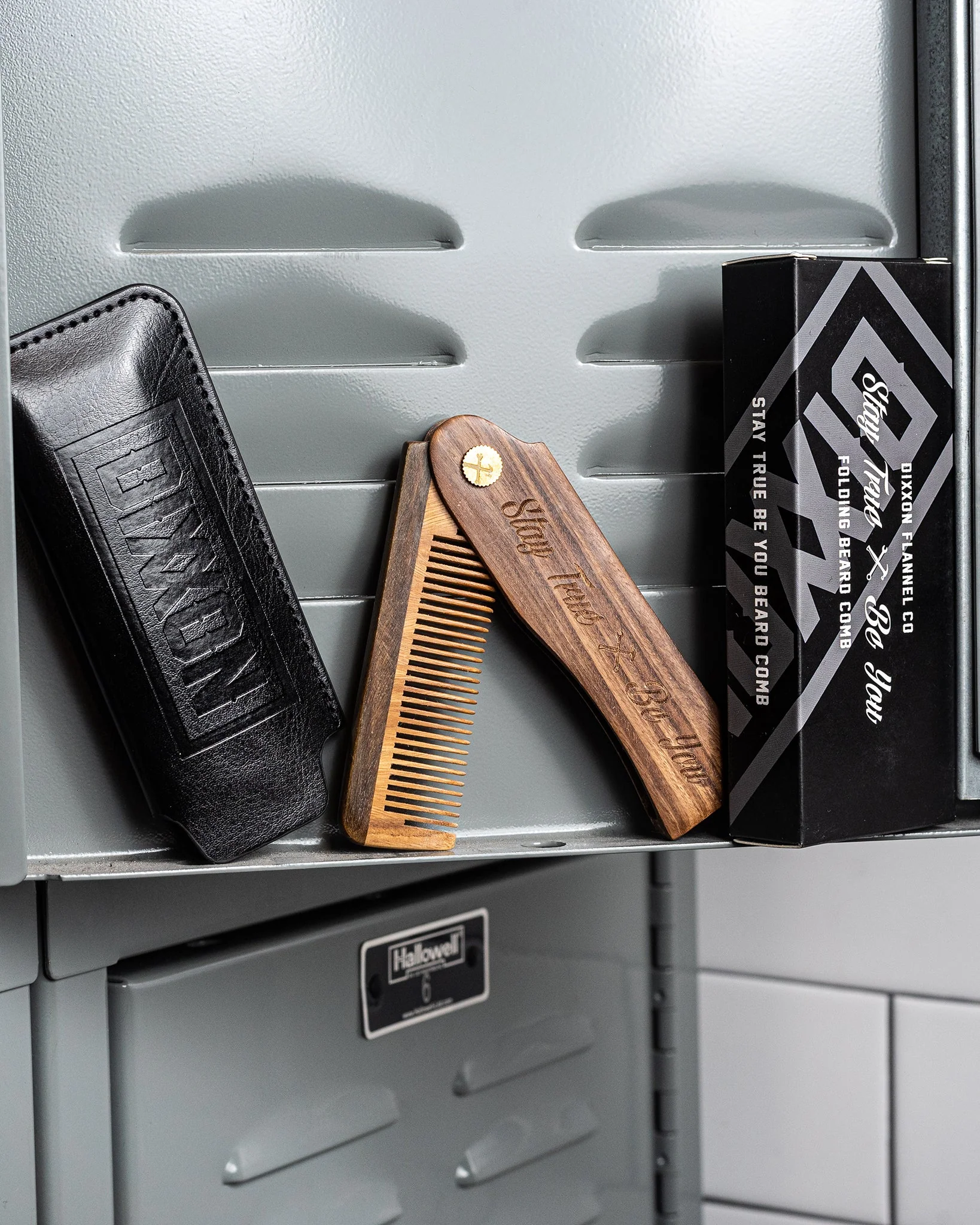 Stay True Be You Folding Beard Comb