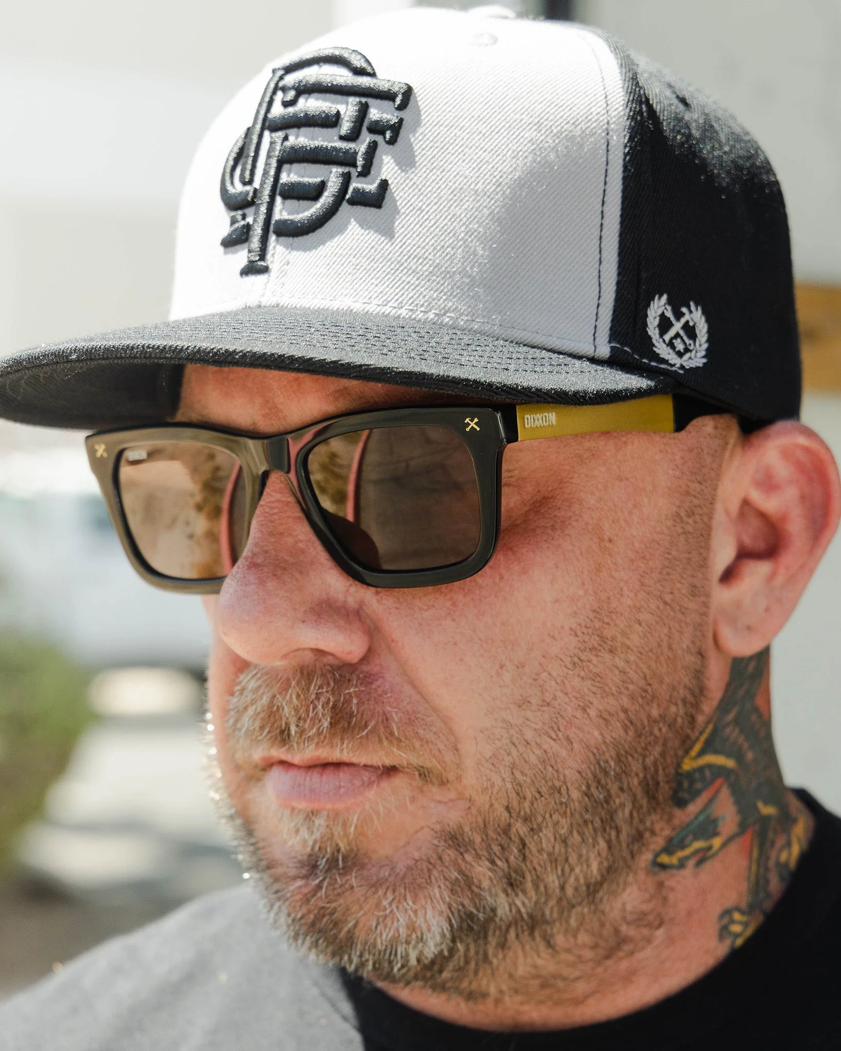 Anvil Metal Sunglasses - Brown & Bronze