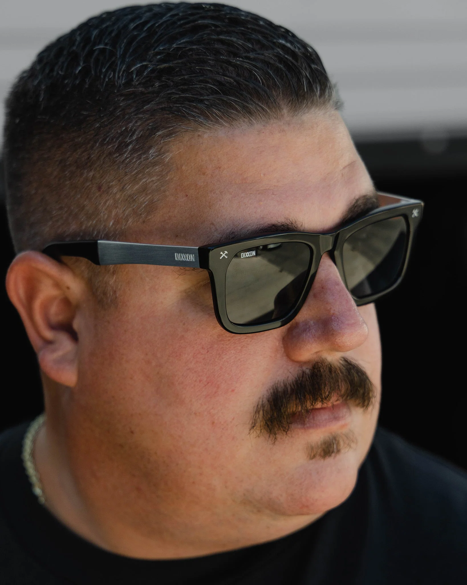 Anvil Metal Sunglasses - Black & Gray