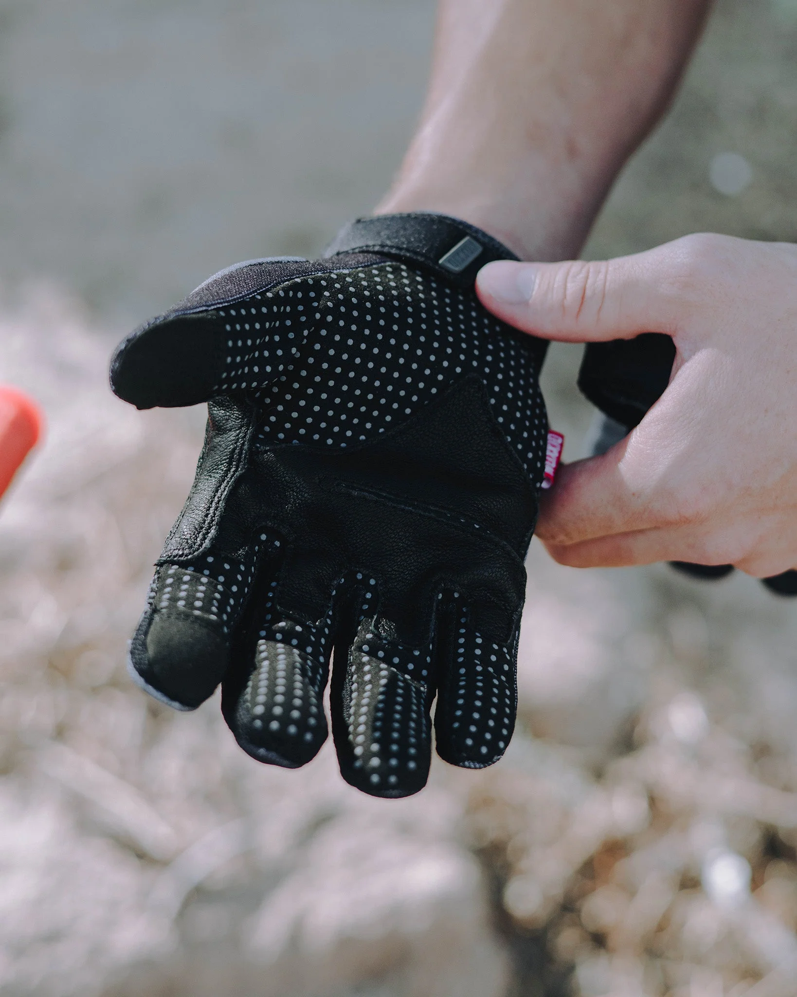 BRAAP Moto Gloves - Badge - Black & Gray 3 BRAAP Moto Gloves - Badge - Black & Gray