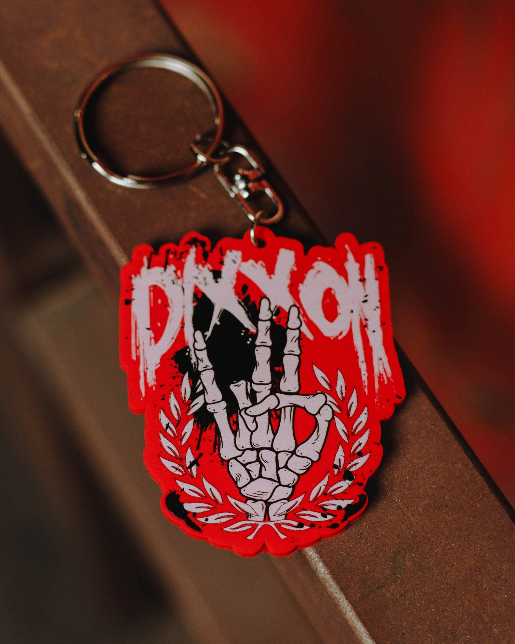 Shocker Keychain - Black & Red