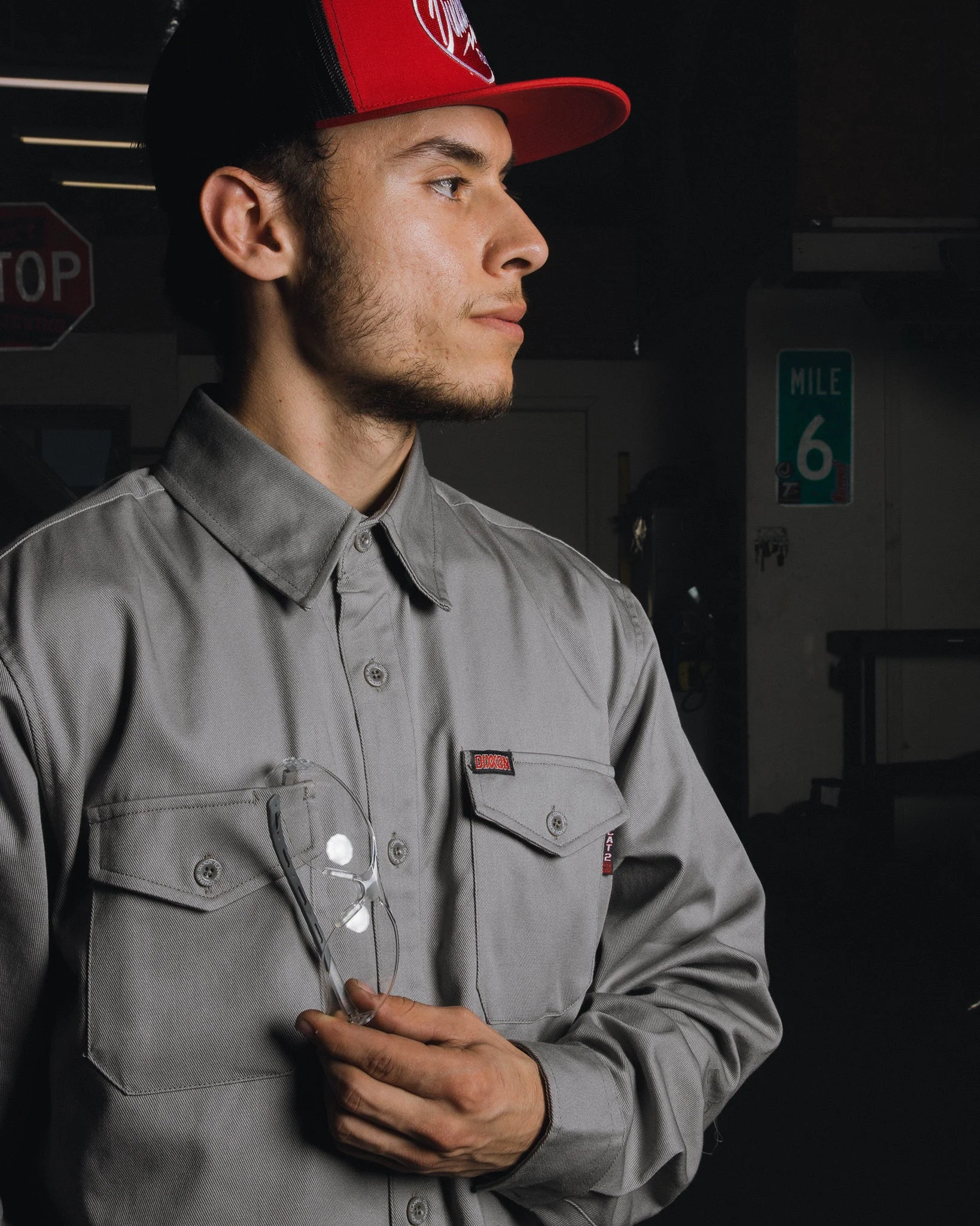 WorkForce FR Work Shirt - Gray 4 WorkForce FR Work Shirt - Gray