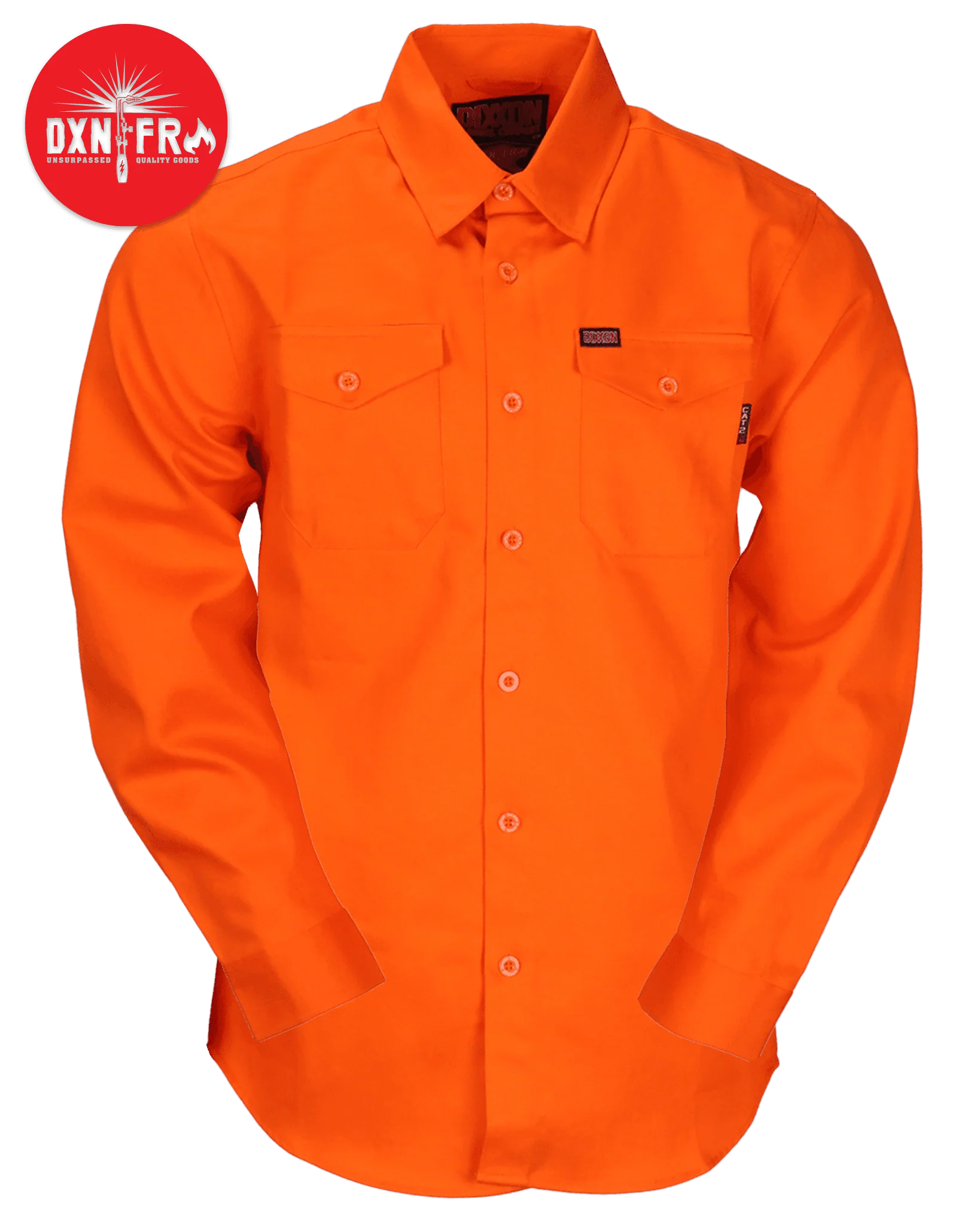WorkForce Hi Vis FR Work Shirt - Orange