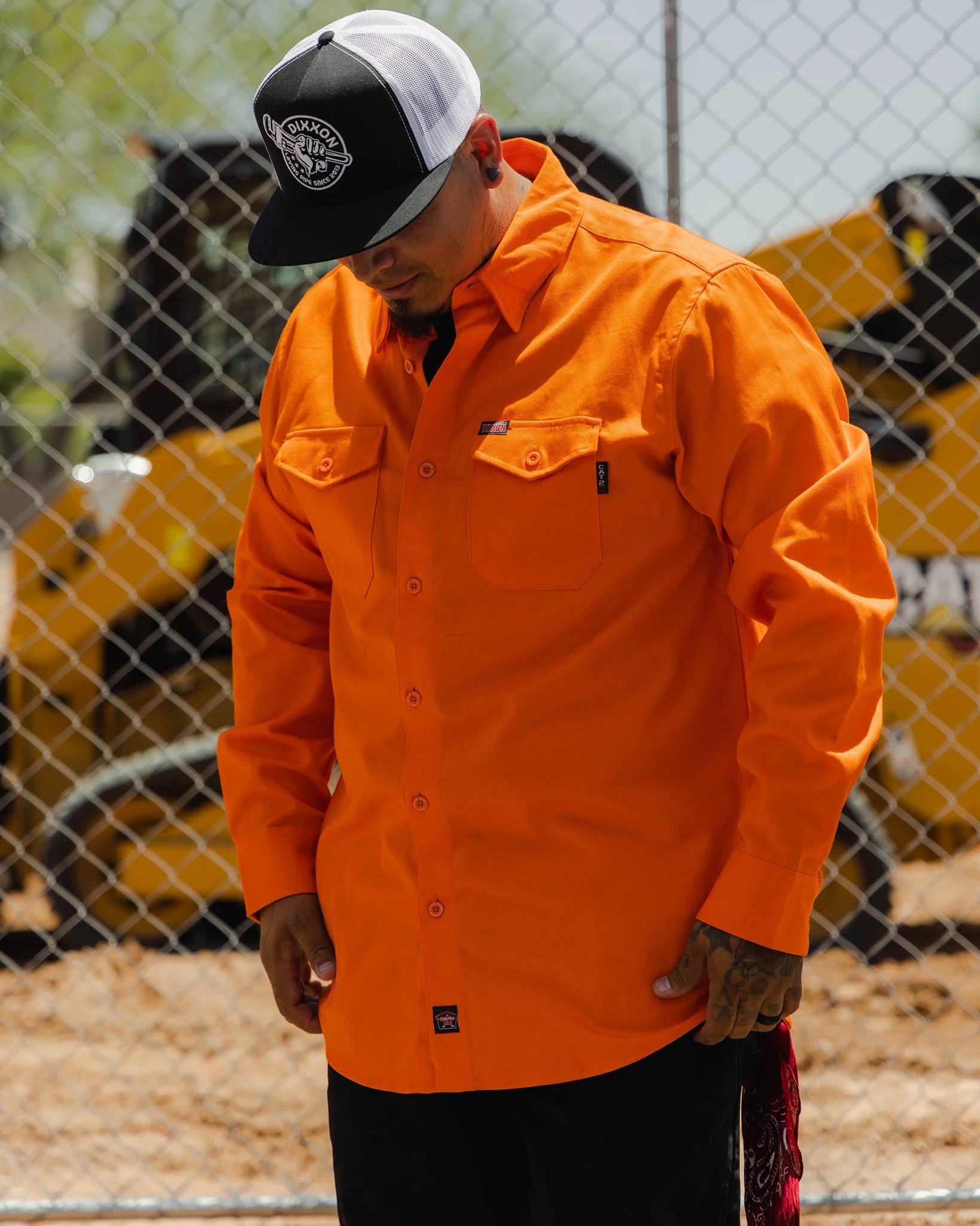 WorkForce Hi Vis FR Work Shirt - Orange 8 WorkForce Hi Vis FR Work Shirt - Orange