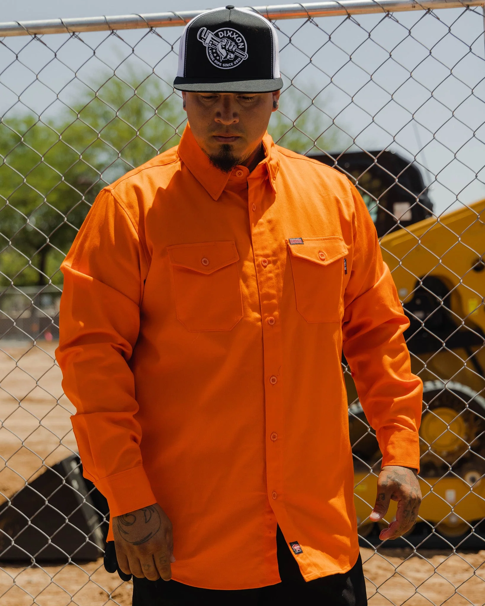 WorkForce Hi Vis FR Work Shirt - Orange 9 WorkForce Hi Vis FR Work Shirt - Orange