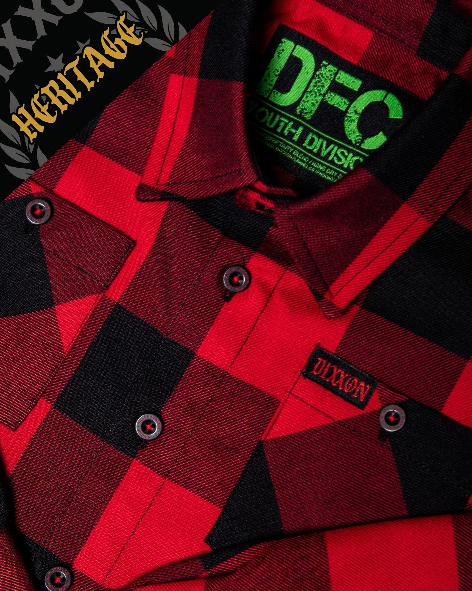 Youth Redrum Heritage Flannel
