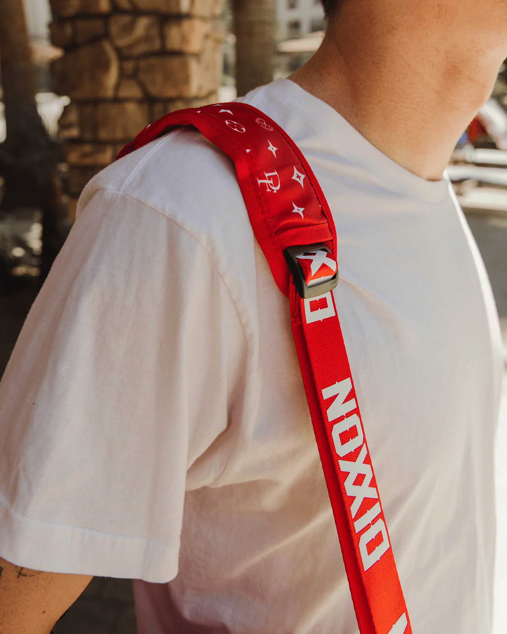 Bougie Duffle Bag - Red & White 5 Bougie Duffle Bag - Red & White