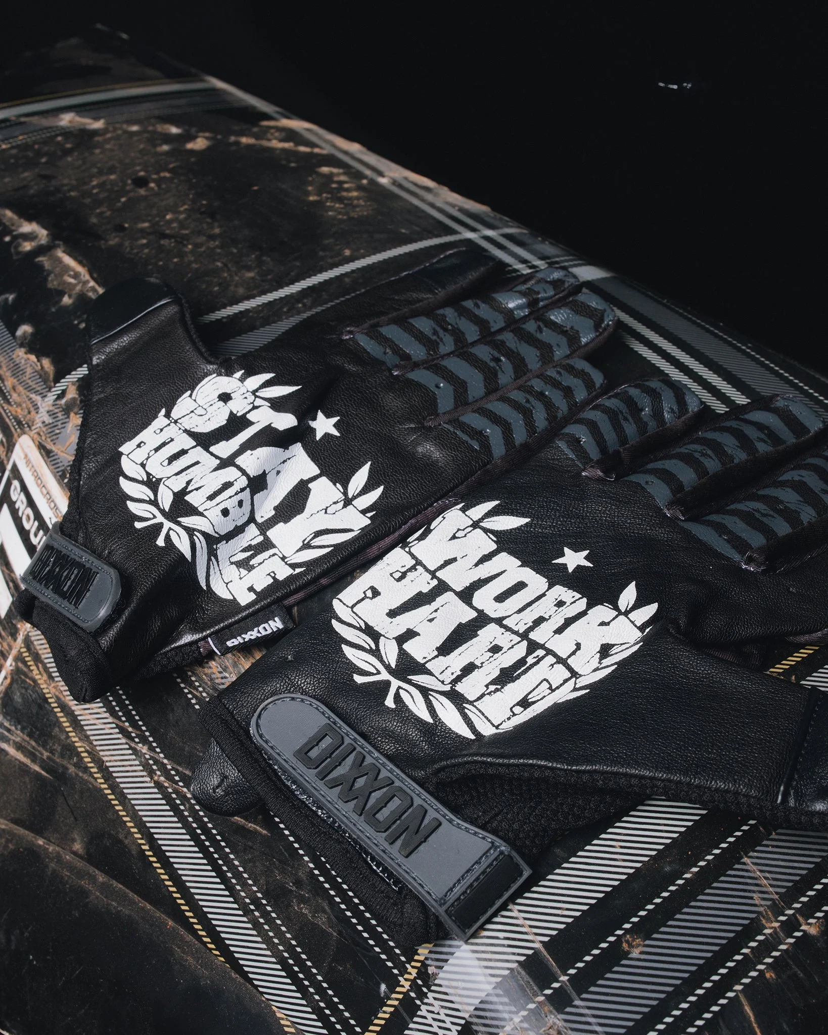 DFC Black Camo Moto Gloves