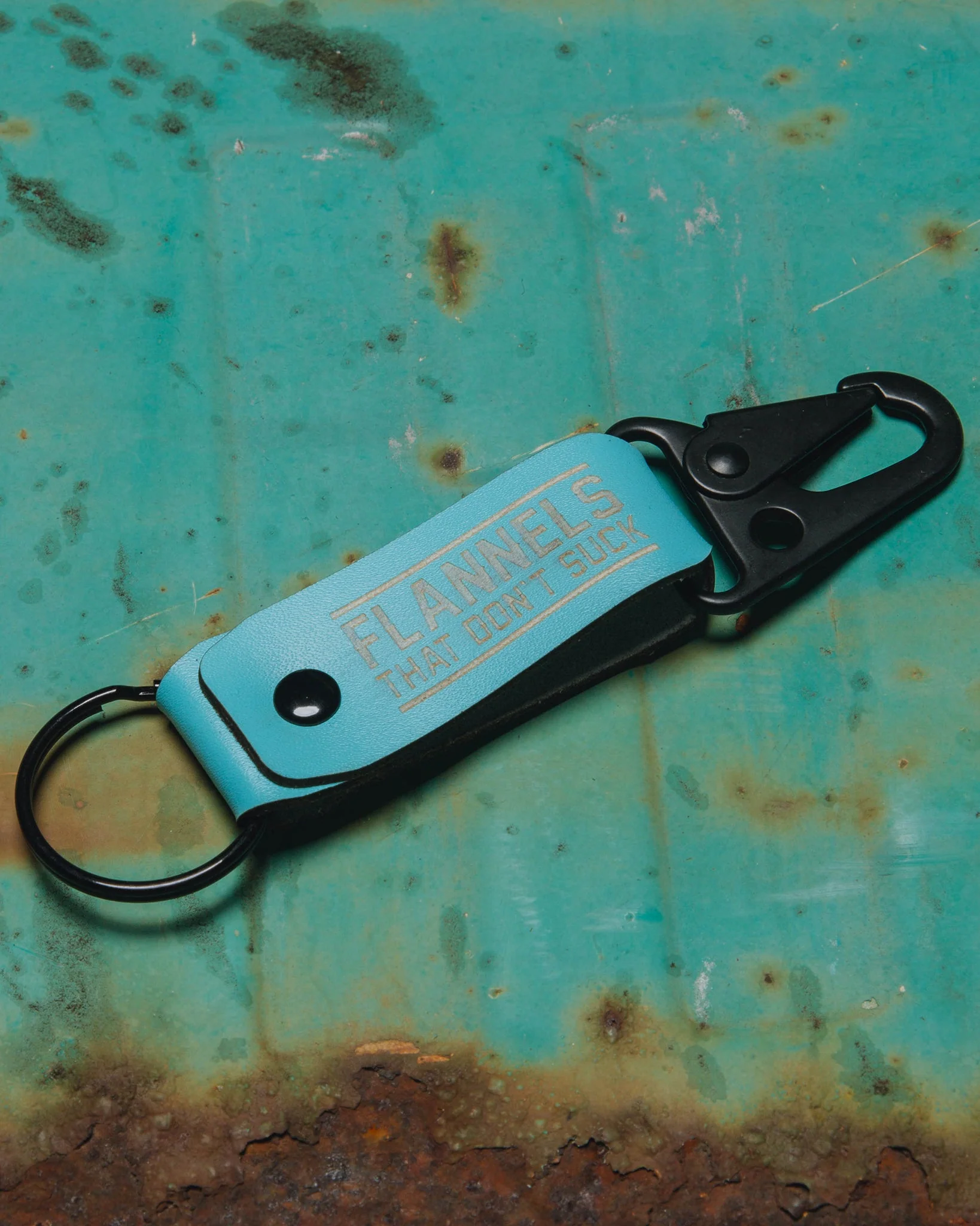 Leather Keychain Clip
