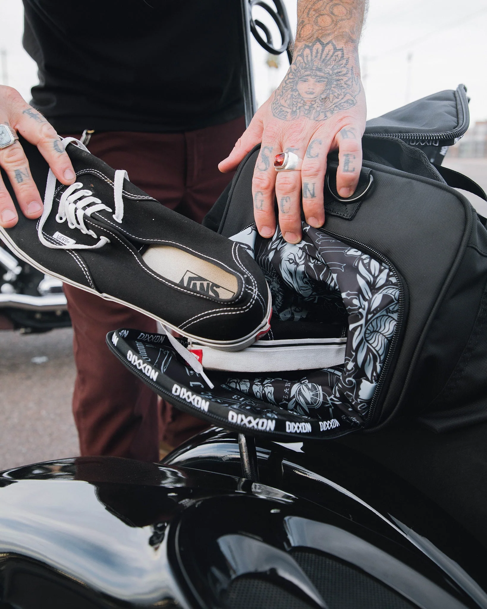 Canvas Overload Duffle Bag - Black 4 Canvas Overload Duffle Bag - Black