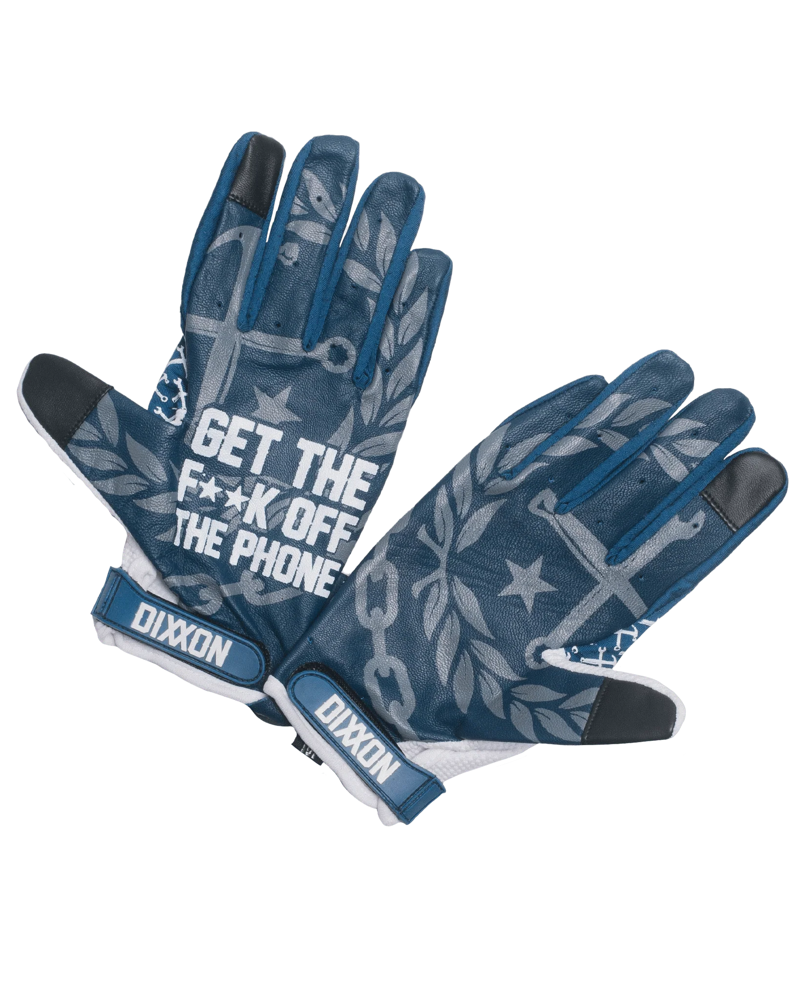 Corpo Moto Gloves - Navy & White 3 Corpo Moto Gloves - Navy & White