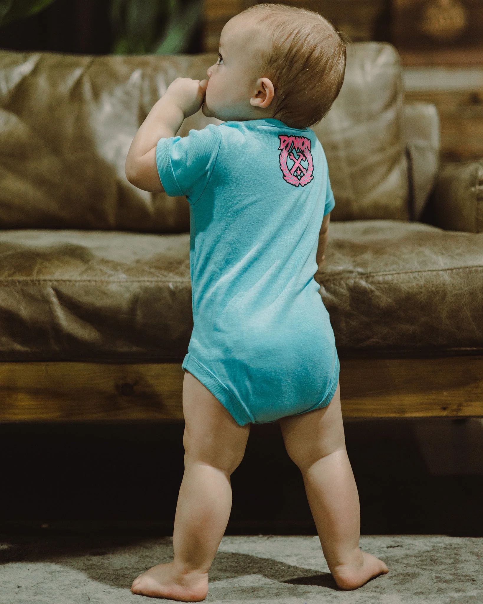 Open Throttles Empty Bottles Onesie