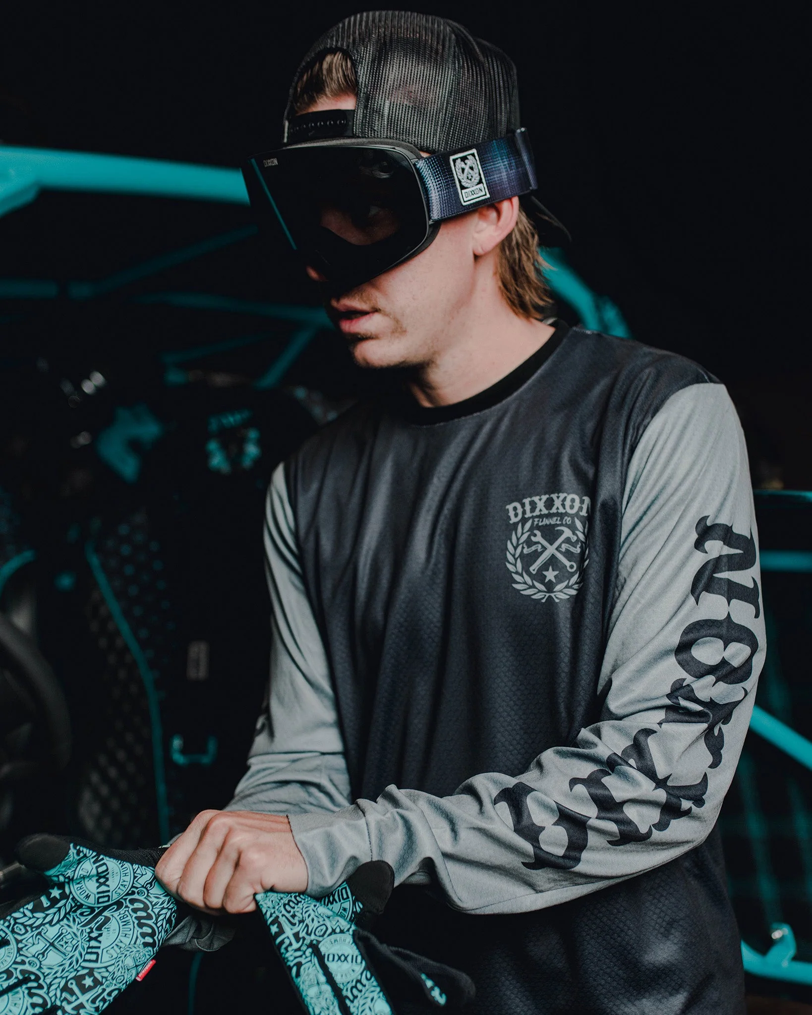 Outlander Magnetic SXS Goggles - Black & Tiffany