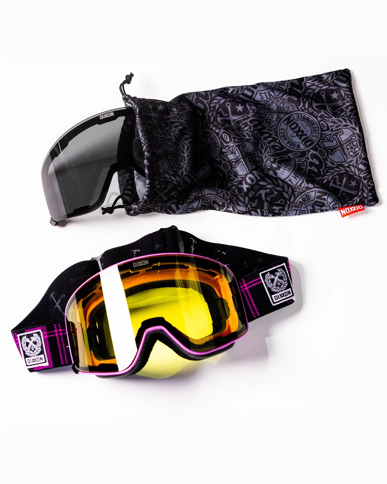 Outlander Magnetic SXS Goggles - Black & Pink 4 Outlander Magnetic SXS Goggles - Black & Pink