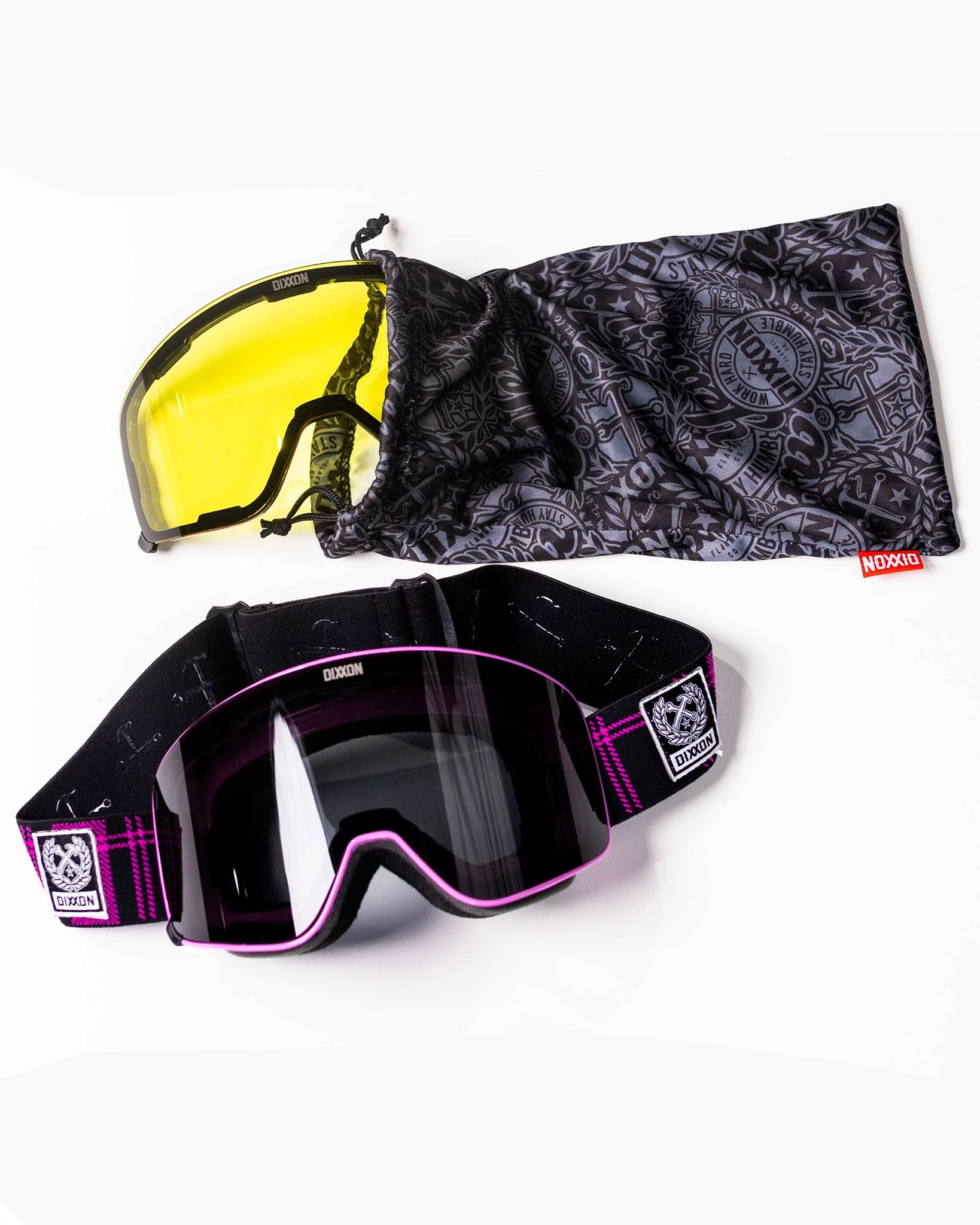 Outlander Magnetic SXS Goggles - Black & Pink 5 Outlander Magnetic SXS Goggles - Black & Pink