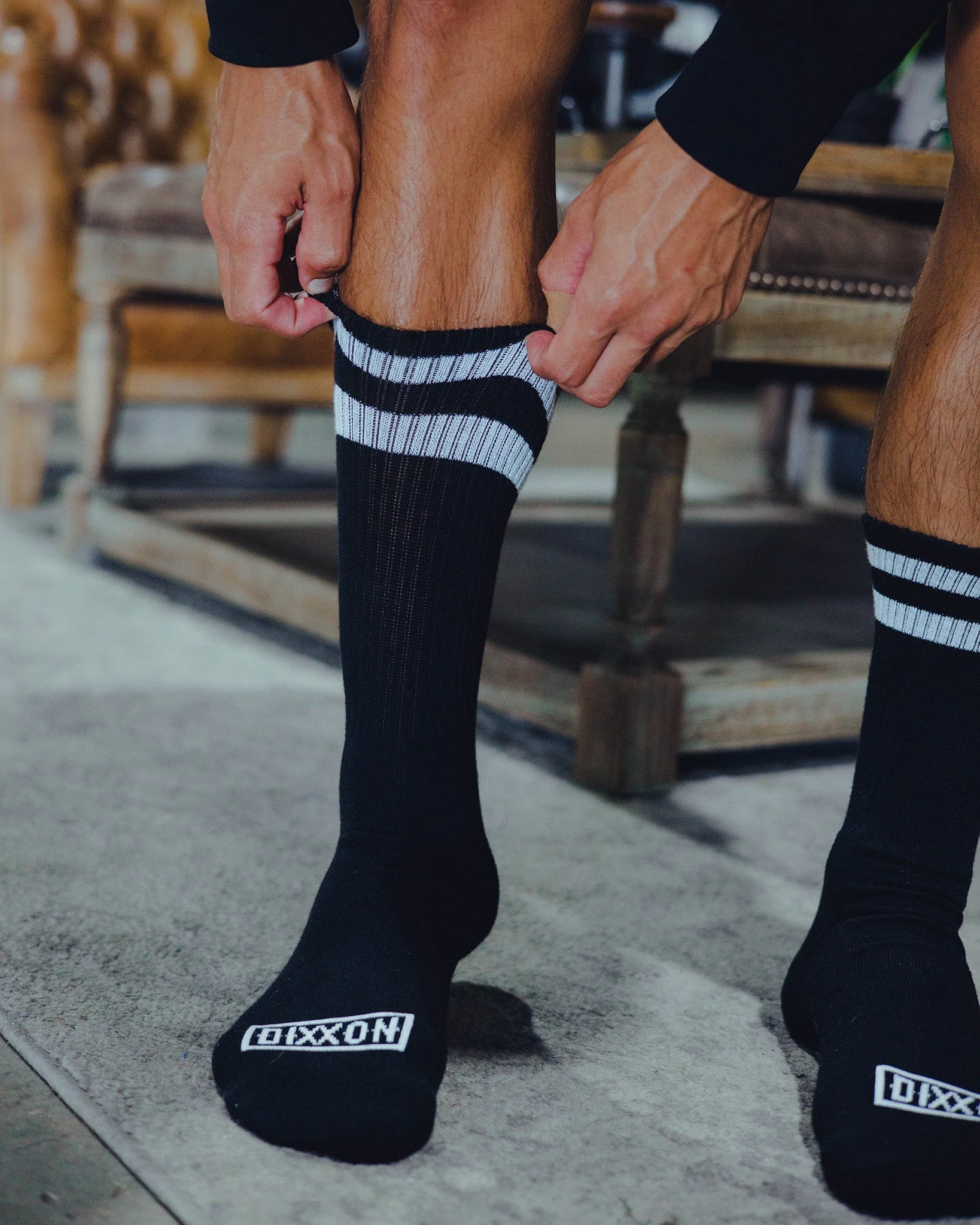 6pk Premium Crew Socks - Black