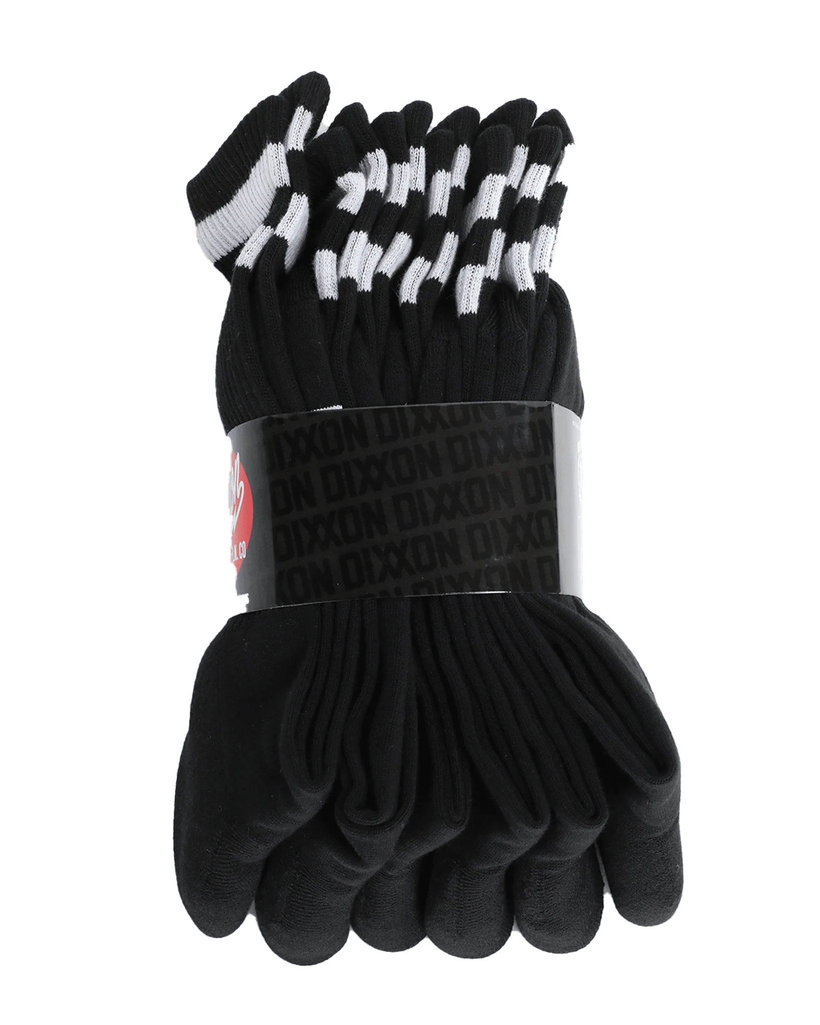 6pk Premium Crew Socks - Black 5 6pk Premium Crew Socks - Black