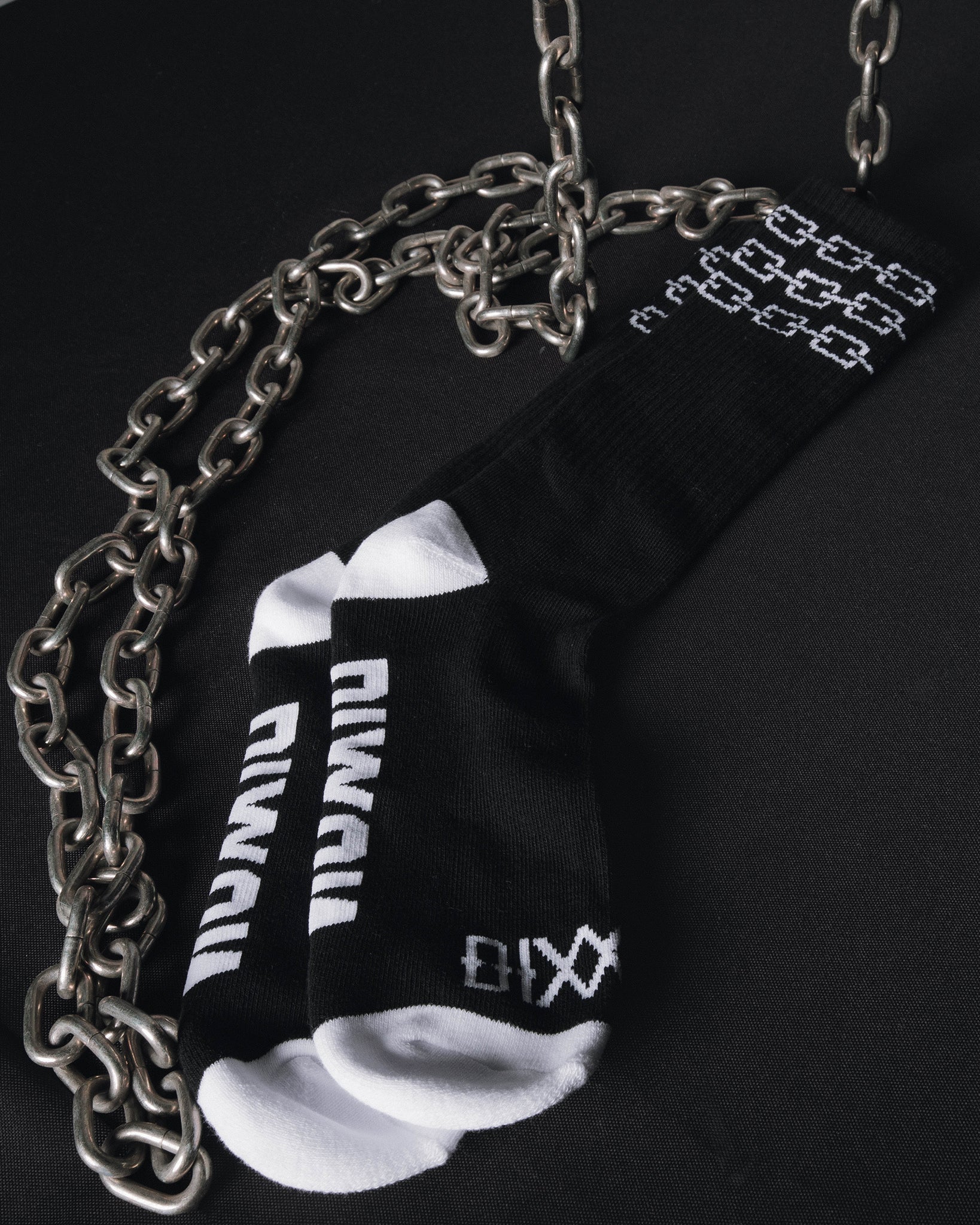 Blackest Friday Chains Premium Crew Socks