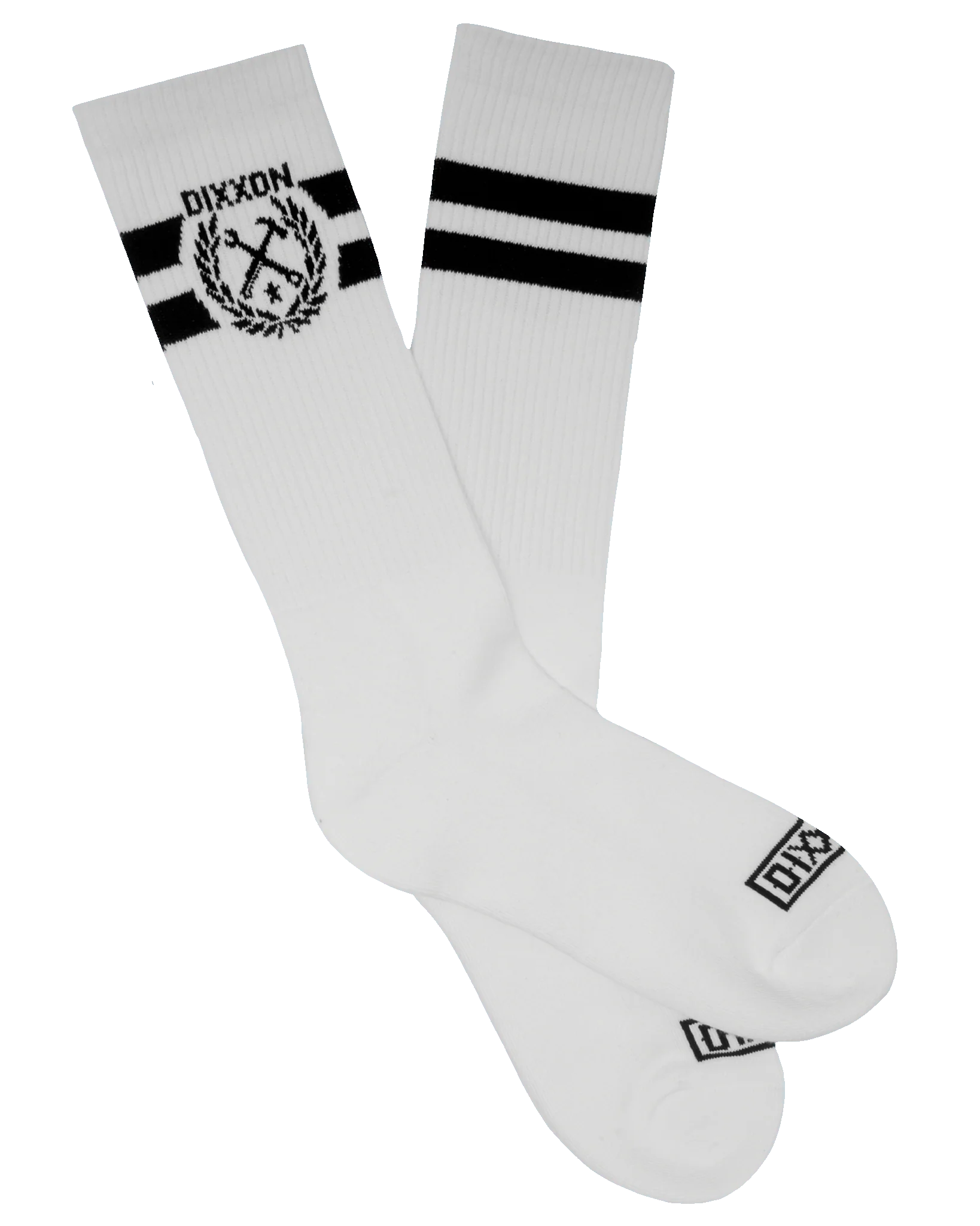 Stay Humble Premium Crew Socks - White & Black 3 Stay Humble Premium Crew Socks - White & Black