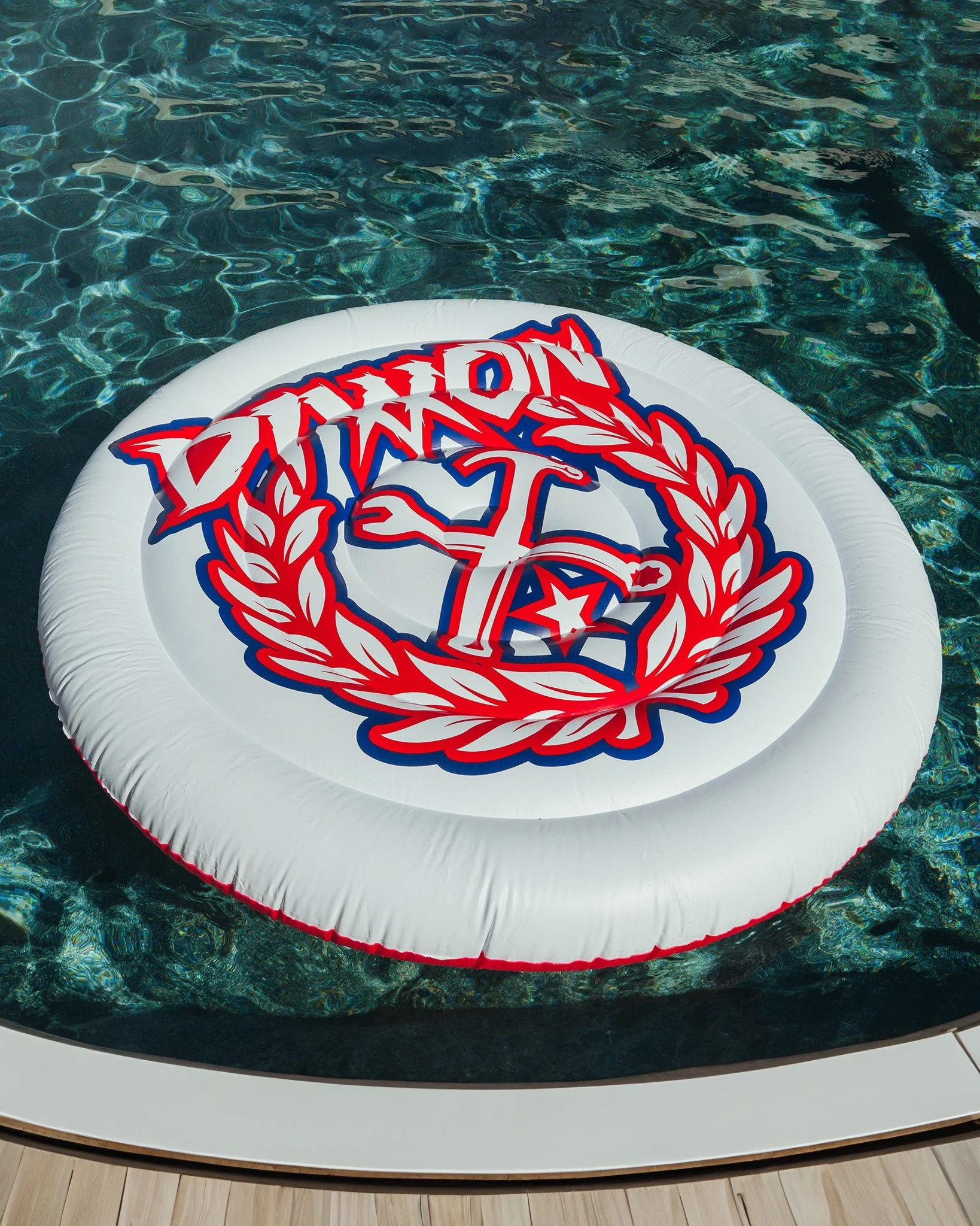 Red, White, & Blue Party Crest Round Pool Float
