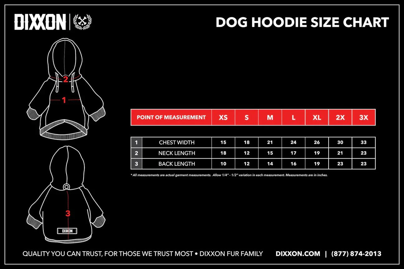 Dog Hoodie - The Shelf 3 Dog Hoodie - The Shelf