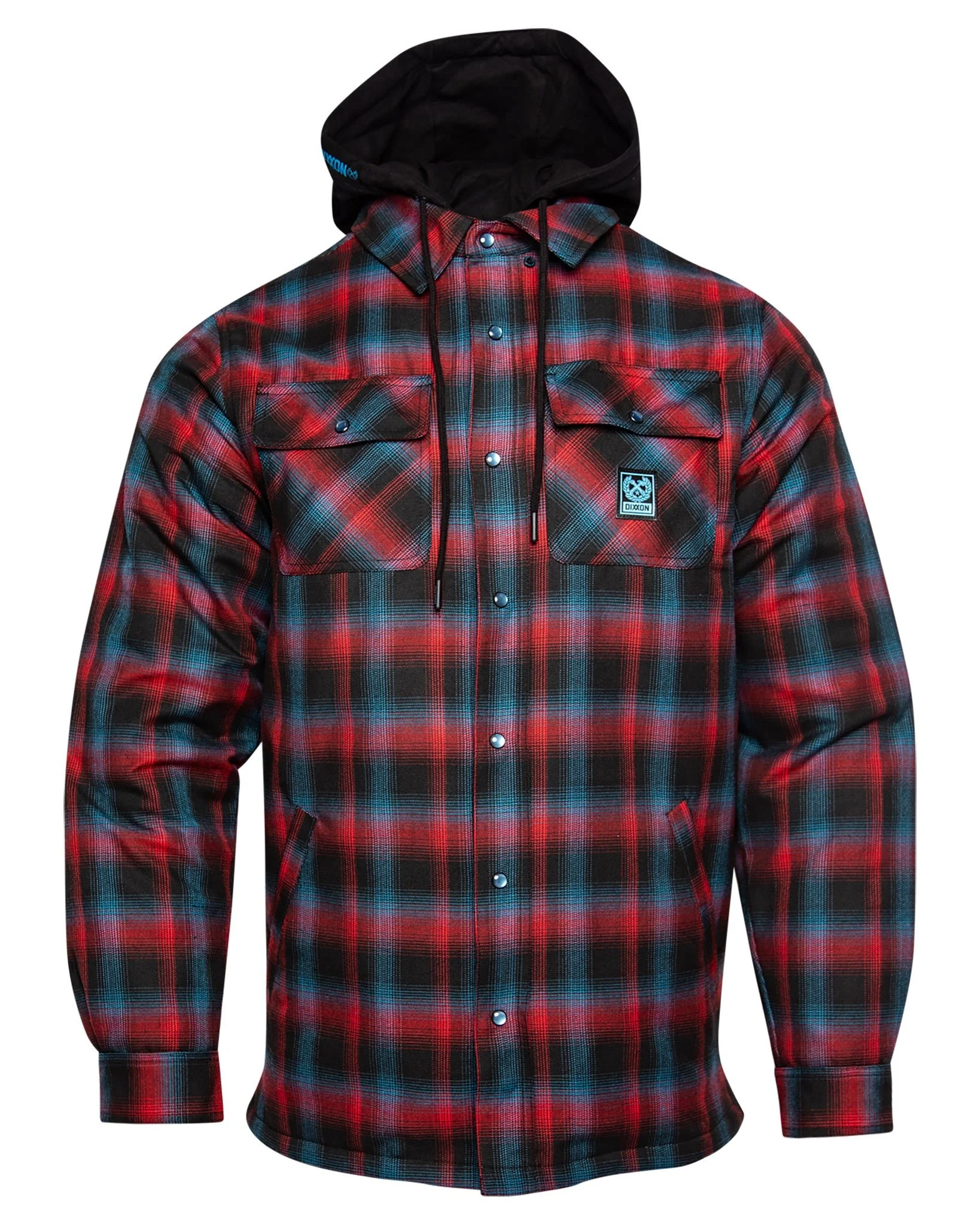 Dimension Hooded Flannel Jacket