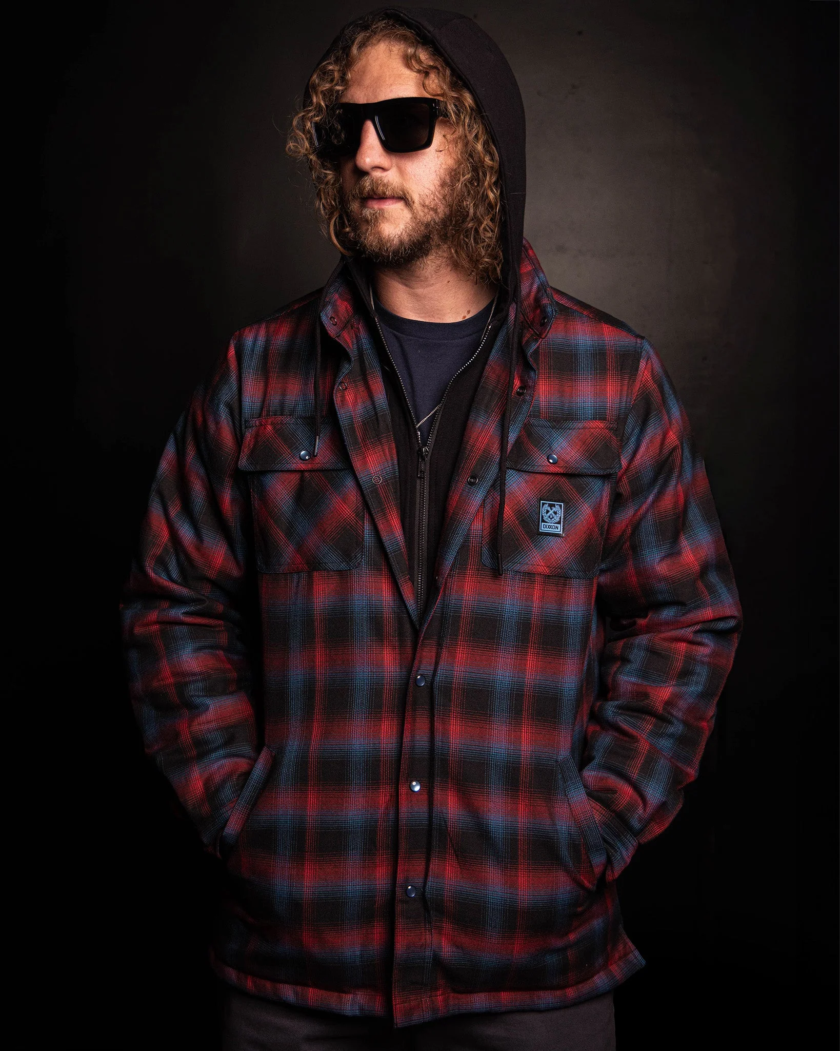 Dimension Hooded Flannel Jacket 3 Dimension Hooded Flannel Jacket