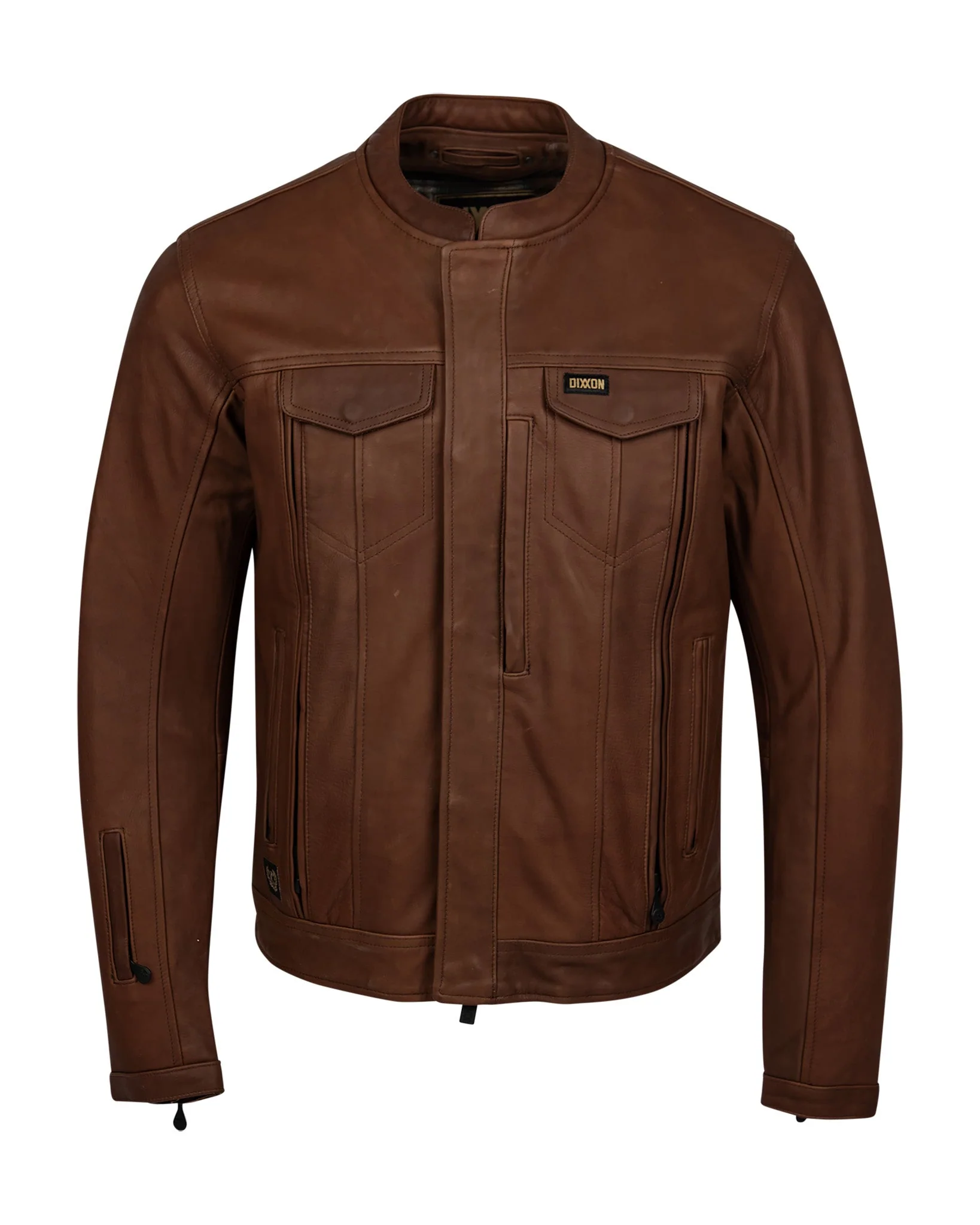 Hudson Leather Jacket - Mohagany