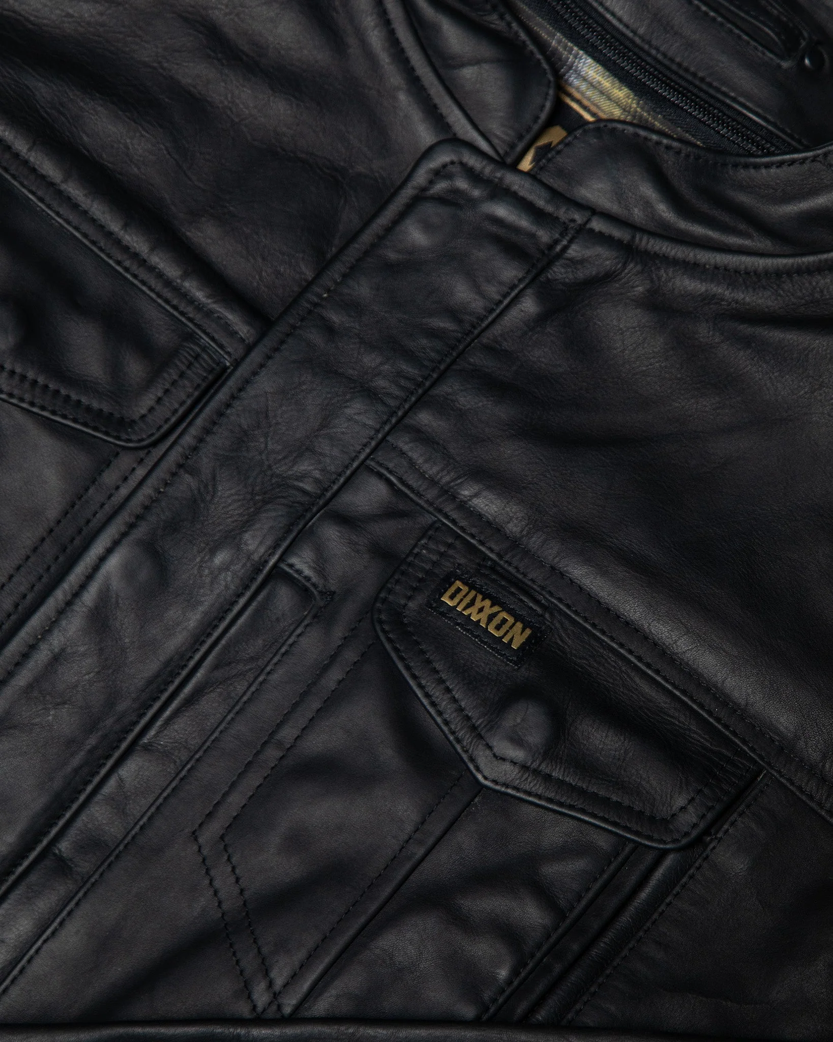 Hudson Leather Jacket - Black
