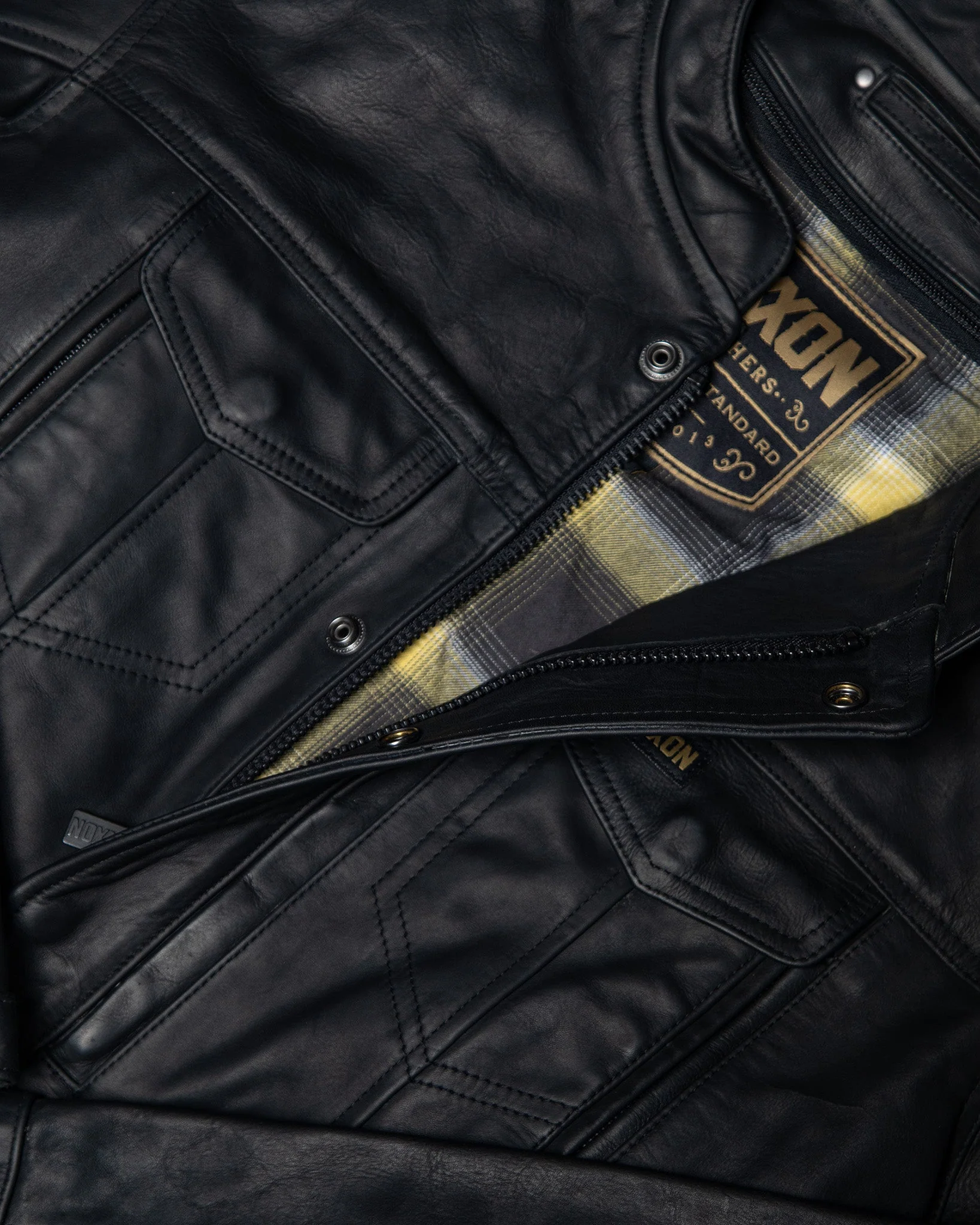 Hudson Leather Jacket - Black