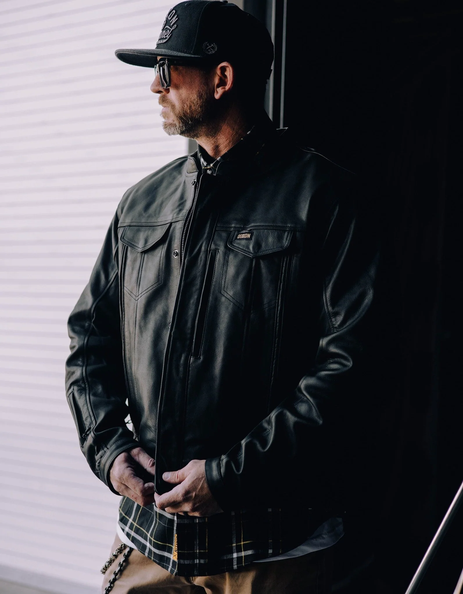 Hudson Leather Jacket - Black