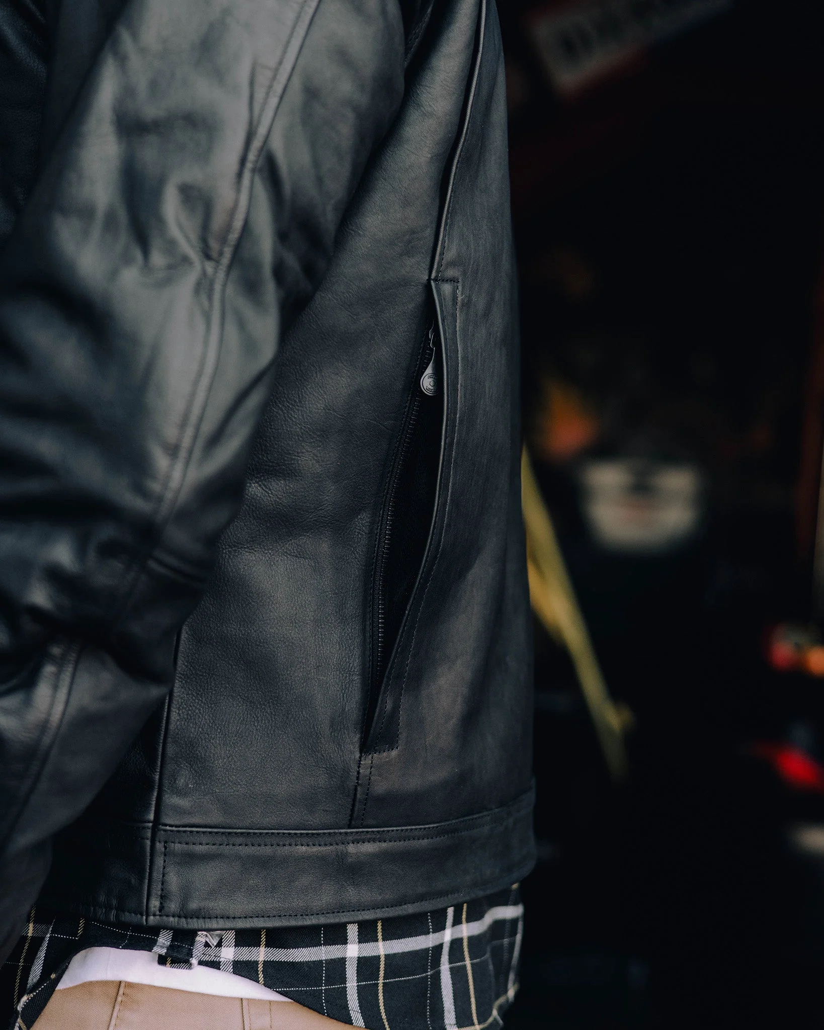 Hudson Leather Jacket - Black