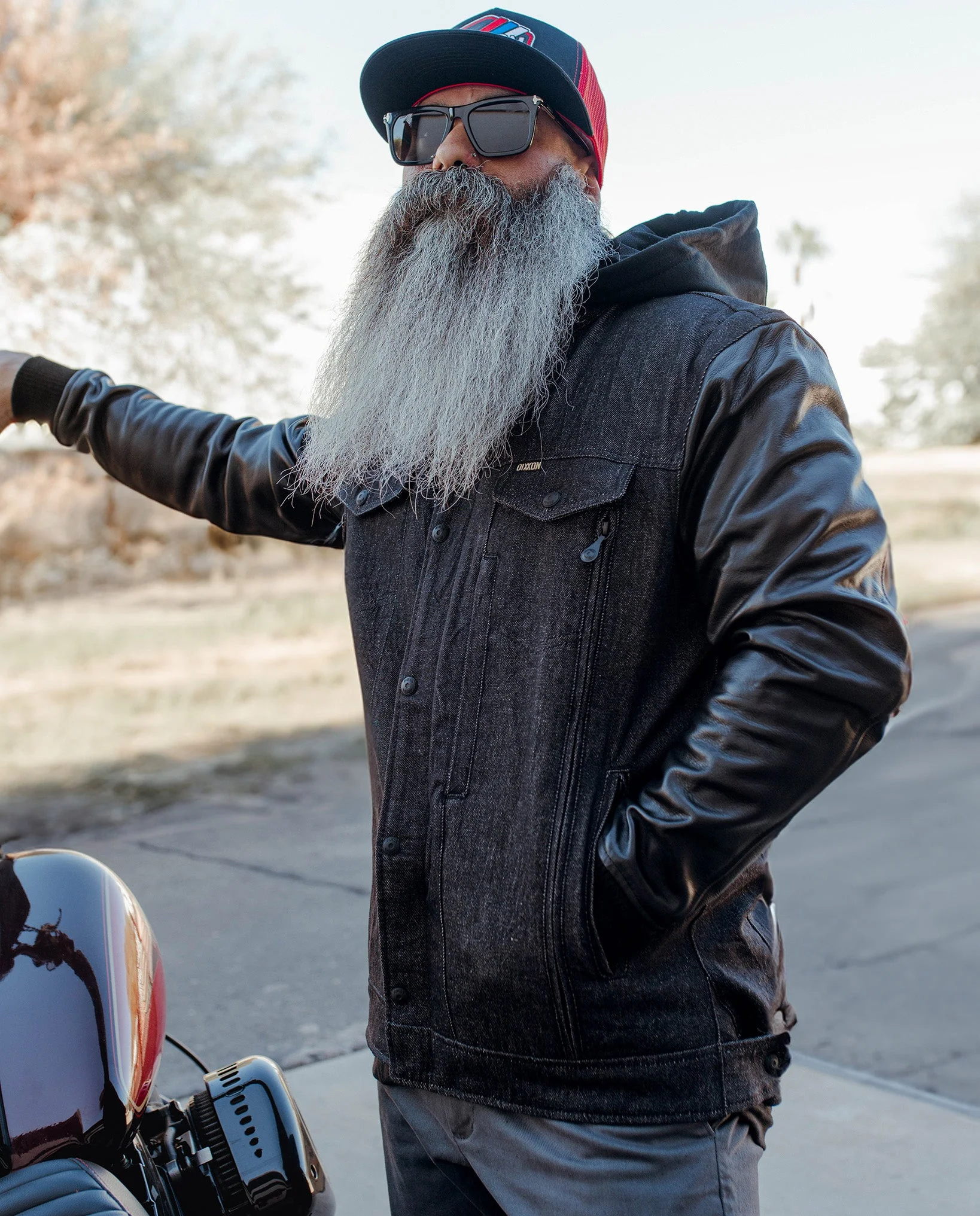 Dillinger Denim & Leather Jacket - Black 11 Dillinger Denim & Leather Jacket - Black