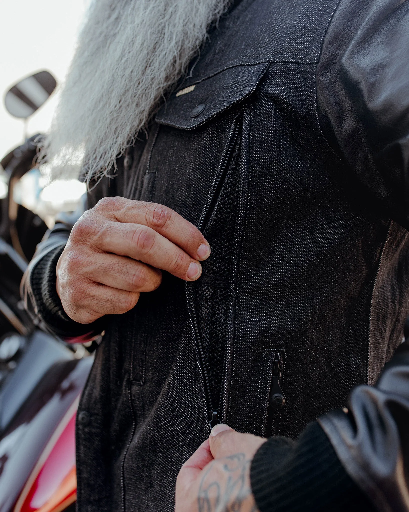 Dillinger Denim & Leather Jacket - Black 6 Dillinger Denim & Leather Jacket - Black