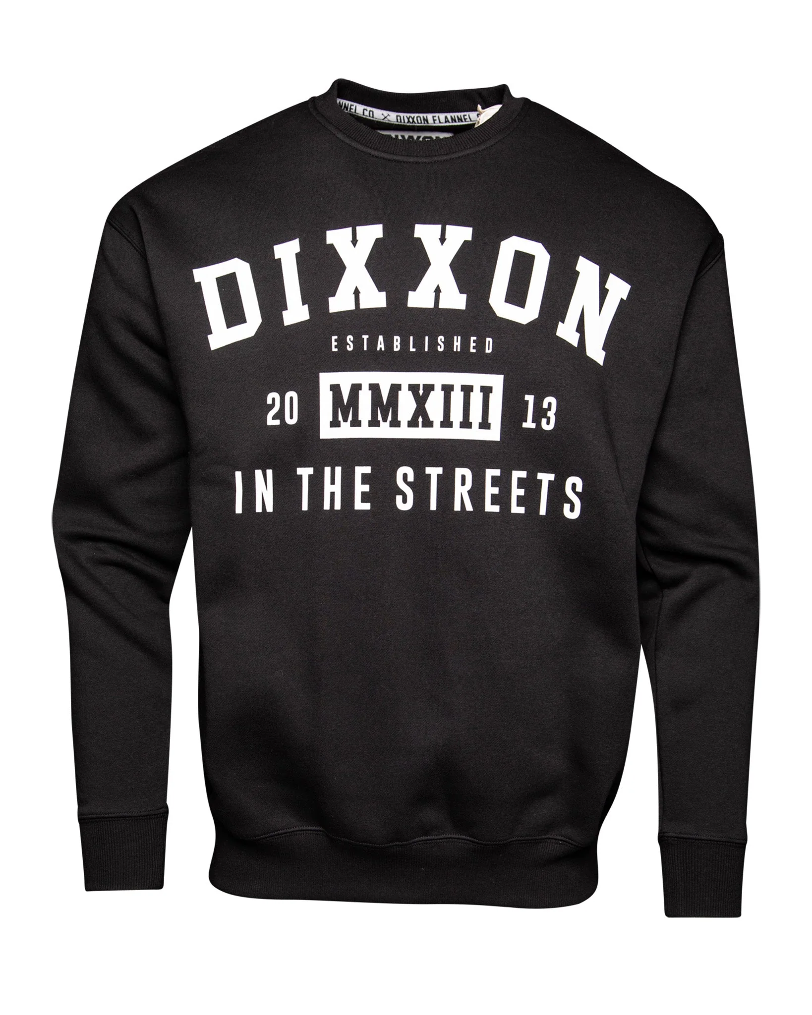 In The Streets Crewneck Sweatshirt - Black & White