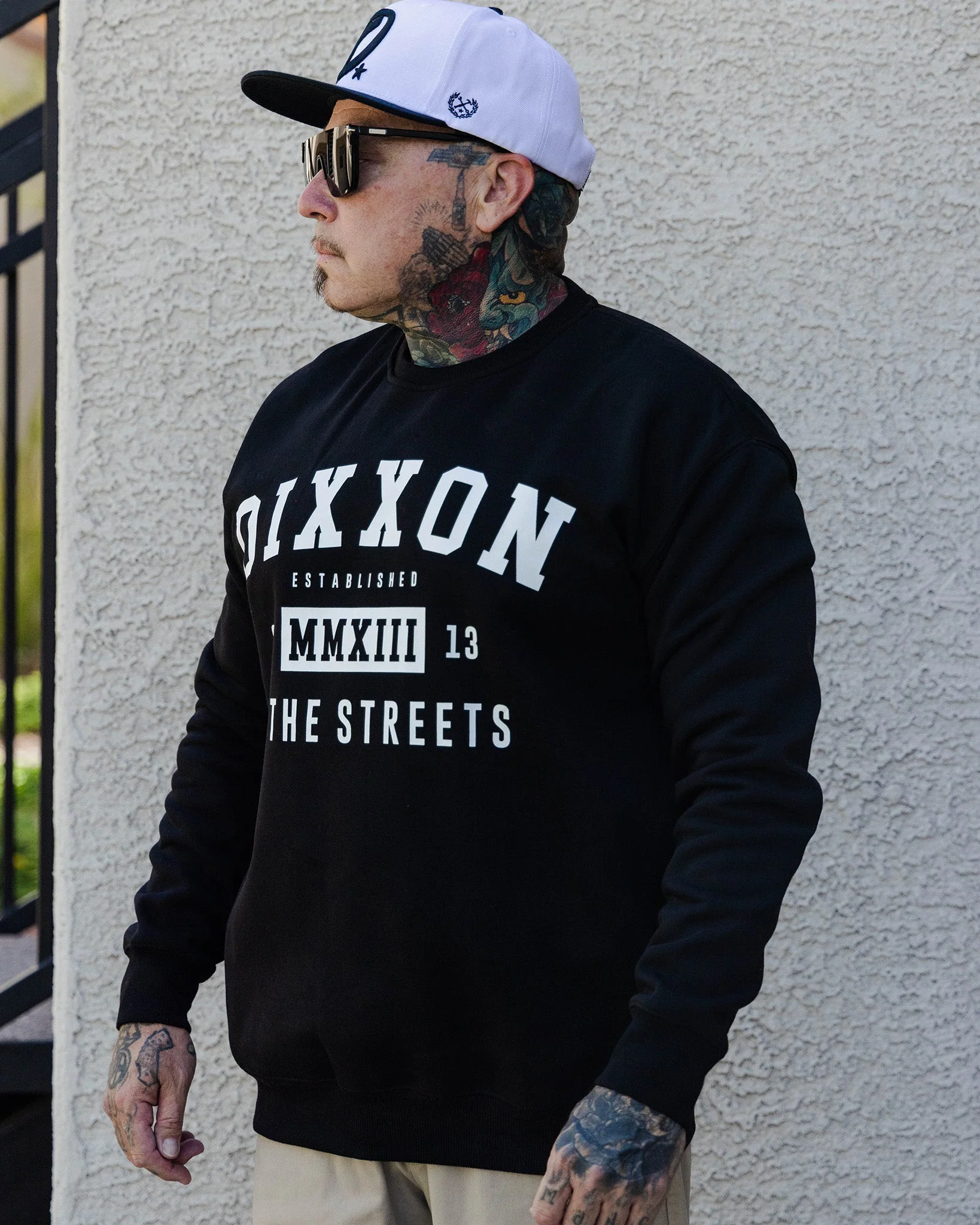 In The Streets Crewneck Sweatshirt - Black & White 3 In The Streets Crewneck Sweatshirt - Black & White