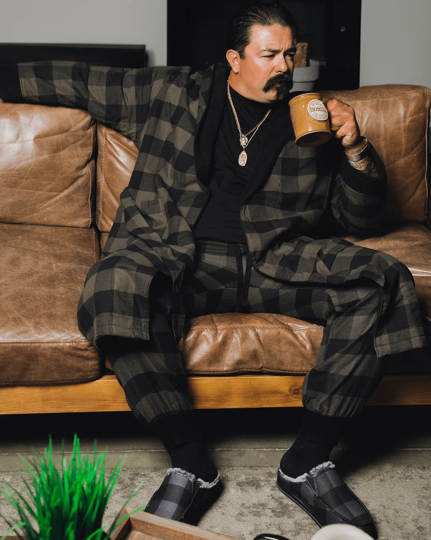 Murked Fleece-Lined Robe 3 Murked Fleece-Lined Robe