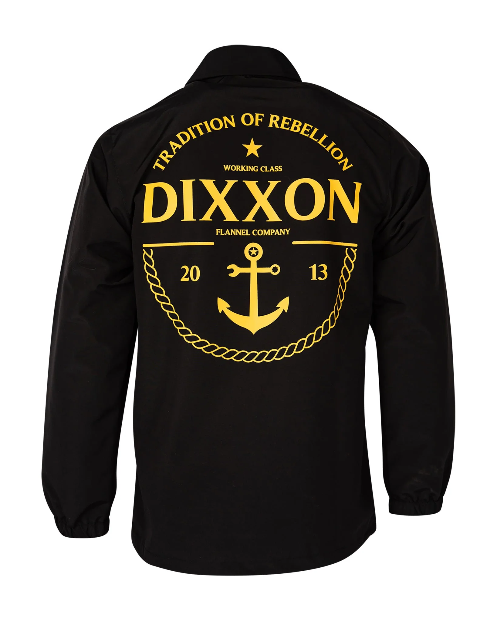 Gold Tradition of Rebellion Coaches Jacket - Black