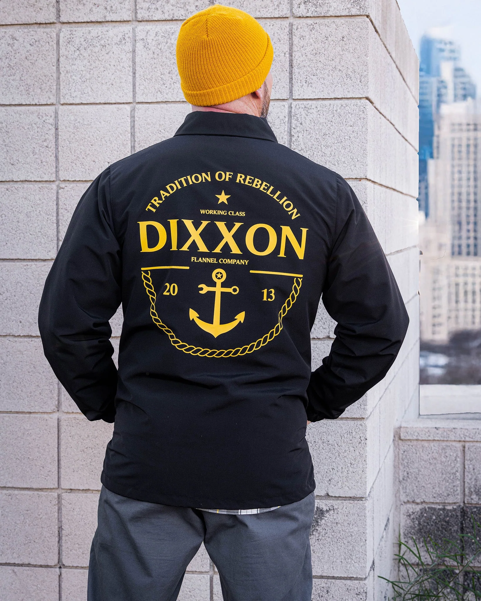 Gold Tradition of Rebellion Coaches Jacket - Black 4 Gold Tradition of Rebellion Coaches Jacket - Black