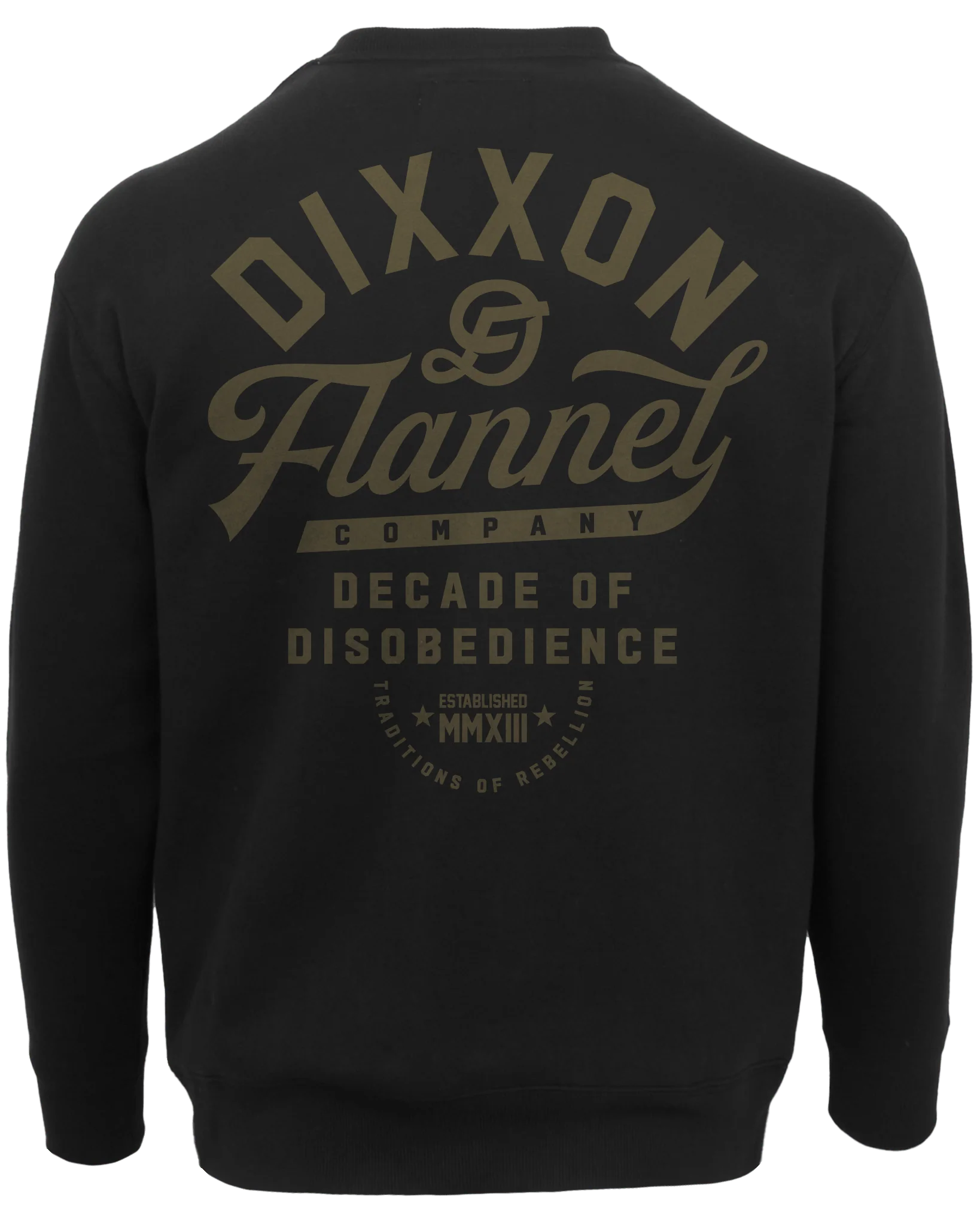 Gold Pastime Crewneck Sweatshirt - Black