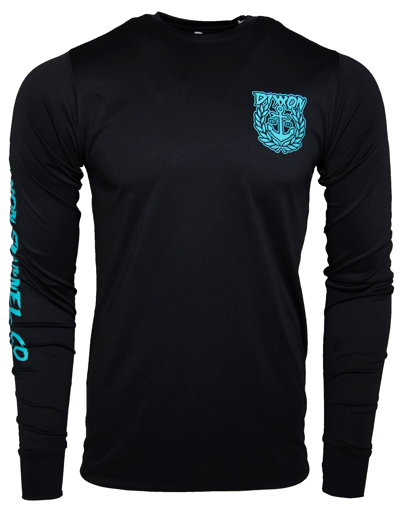 Aqua Salty Crest UV Long Sleeve T-Shirt - Black 3 Aqua Salty Crest UV Long Sleeve T-Shirt - Black